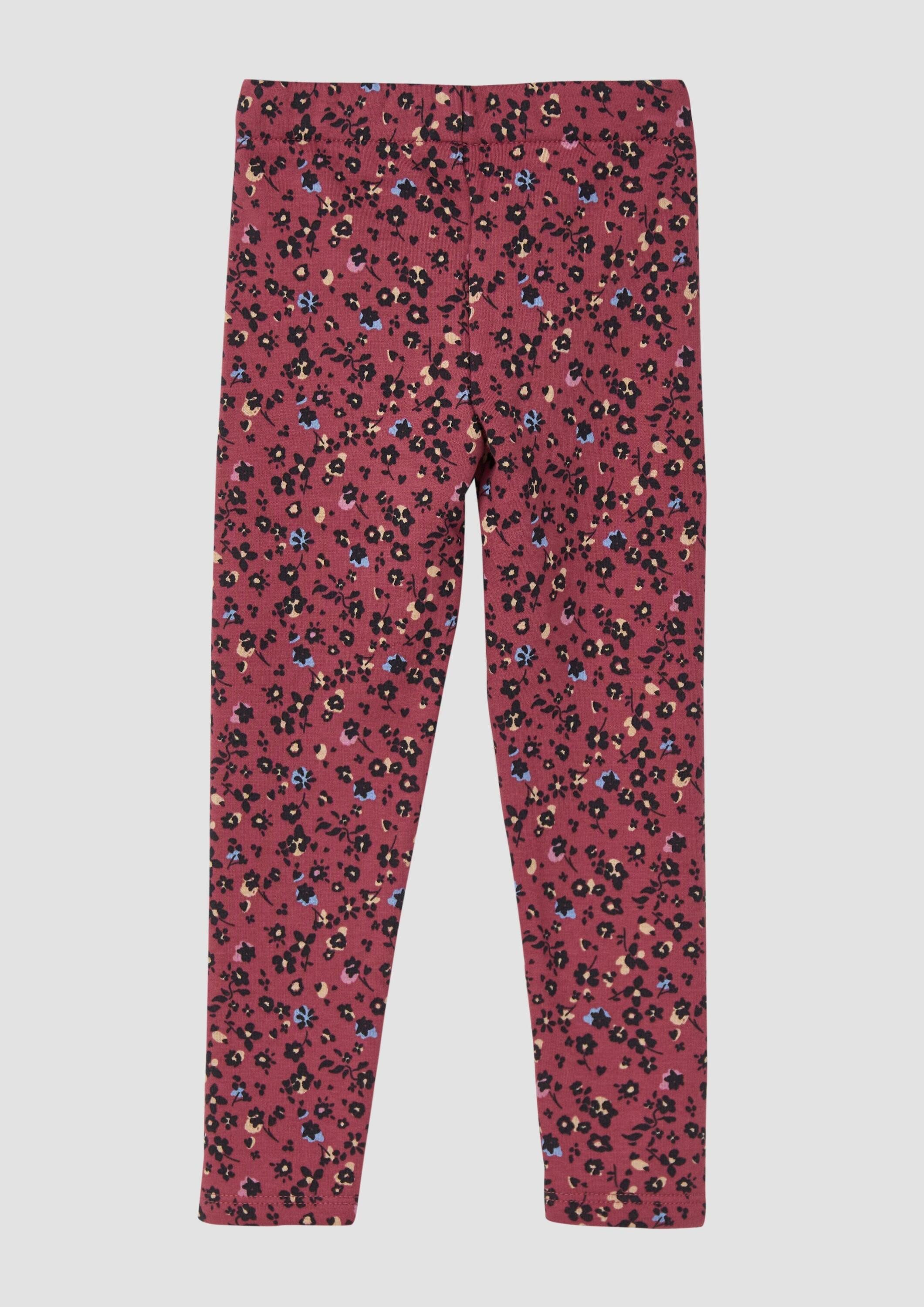 s.Oliver Leggings Leggings Kuschelige Thermofleece-Hose mit elastischem Bund