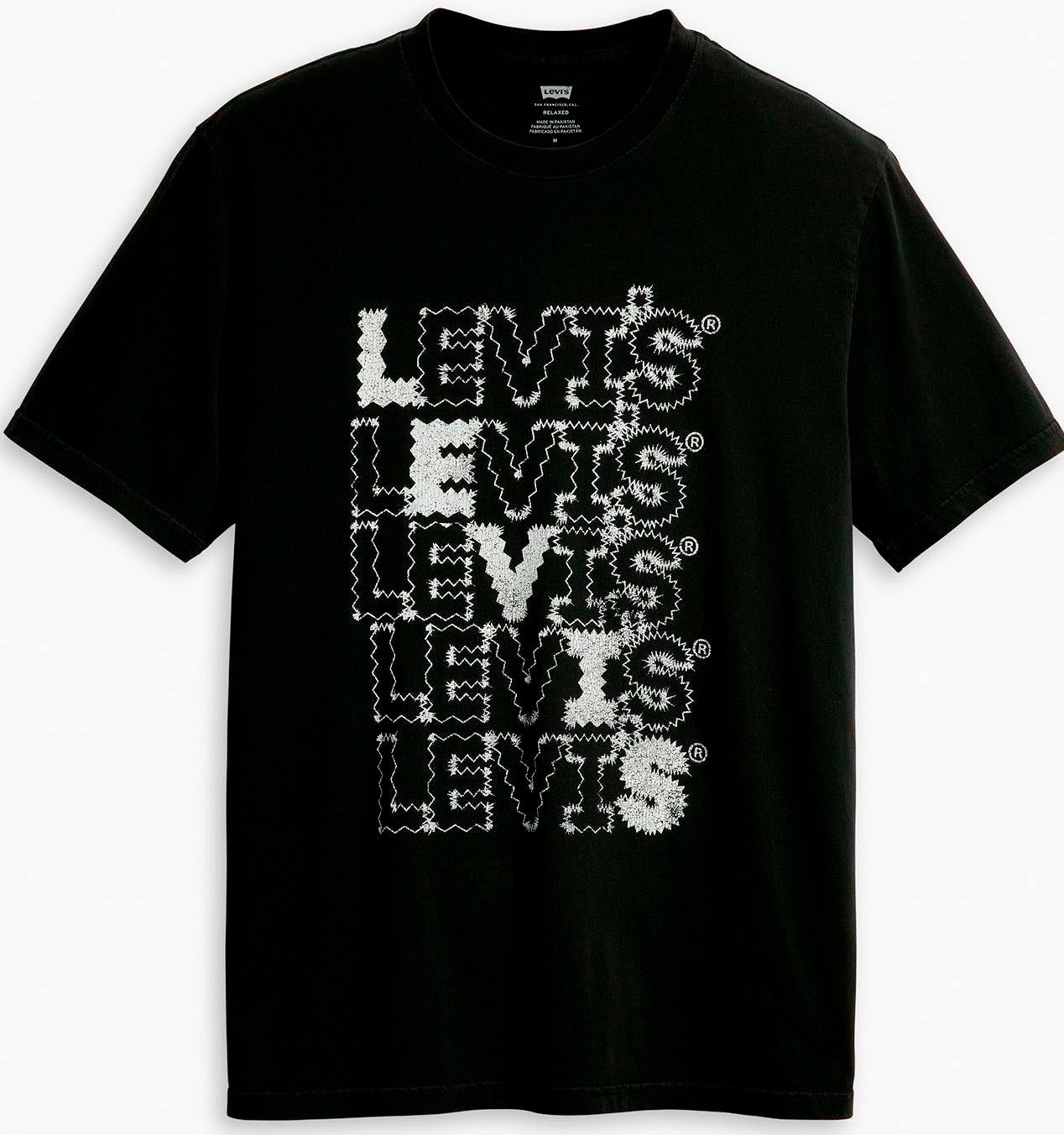 FIT SS RELAXED BLACKS Print-Shirt Levi's® TEE