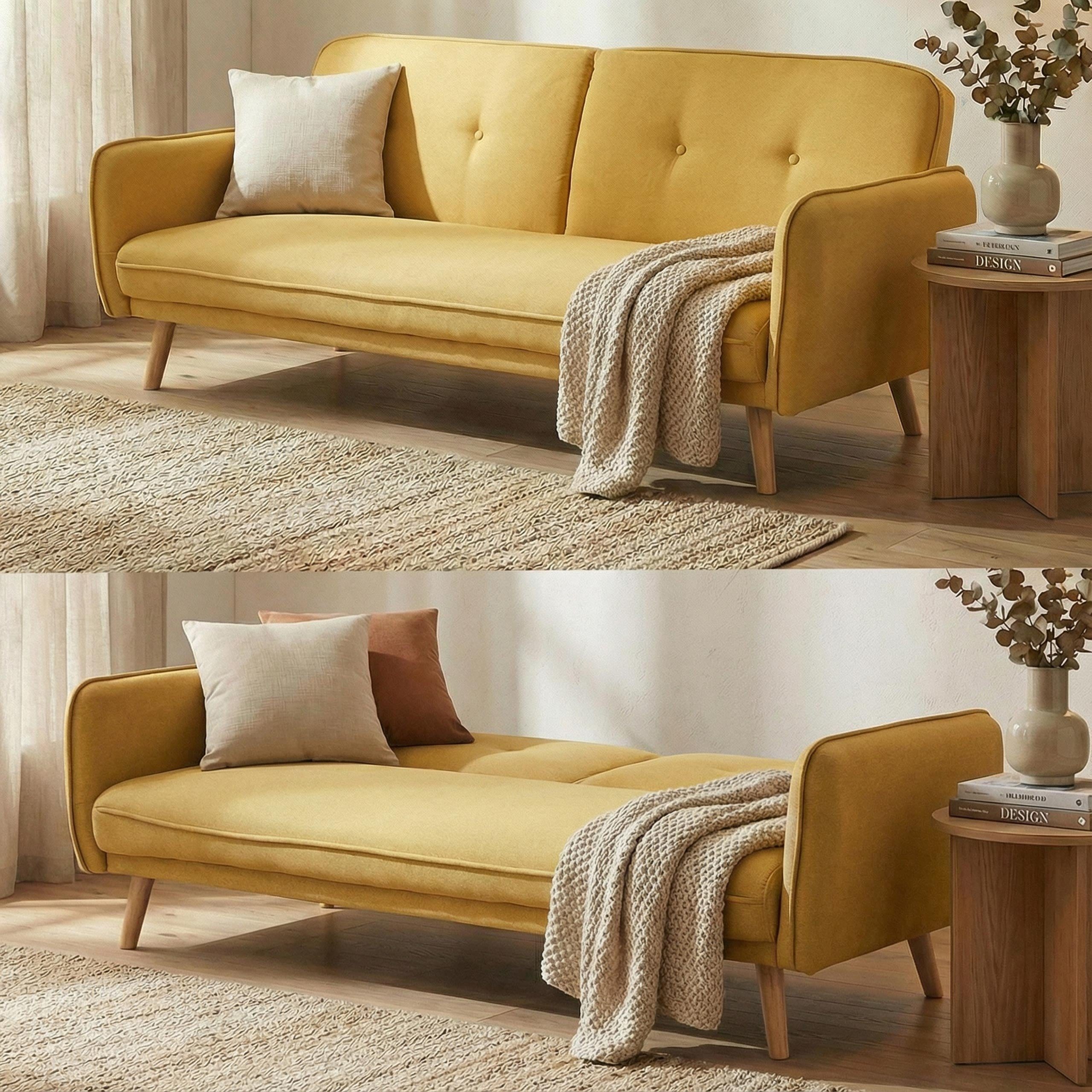 MCW Schlafsofa MCW-J18, Schlaffunktion, Einfach und schnell verstellbare Rückenlehne