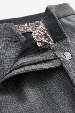 Next Anzughose Karierter Anzug aus Wollgemisch: Slim Fit Hose (1-tlg)