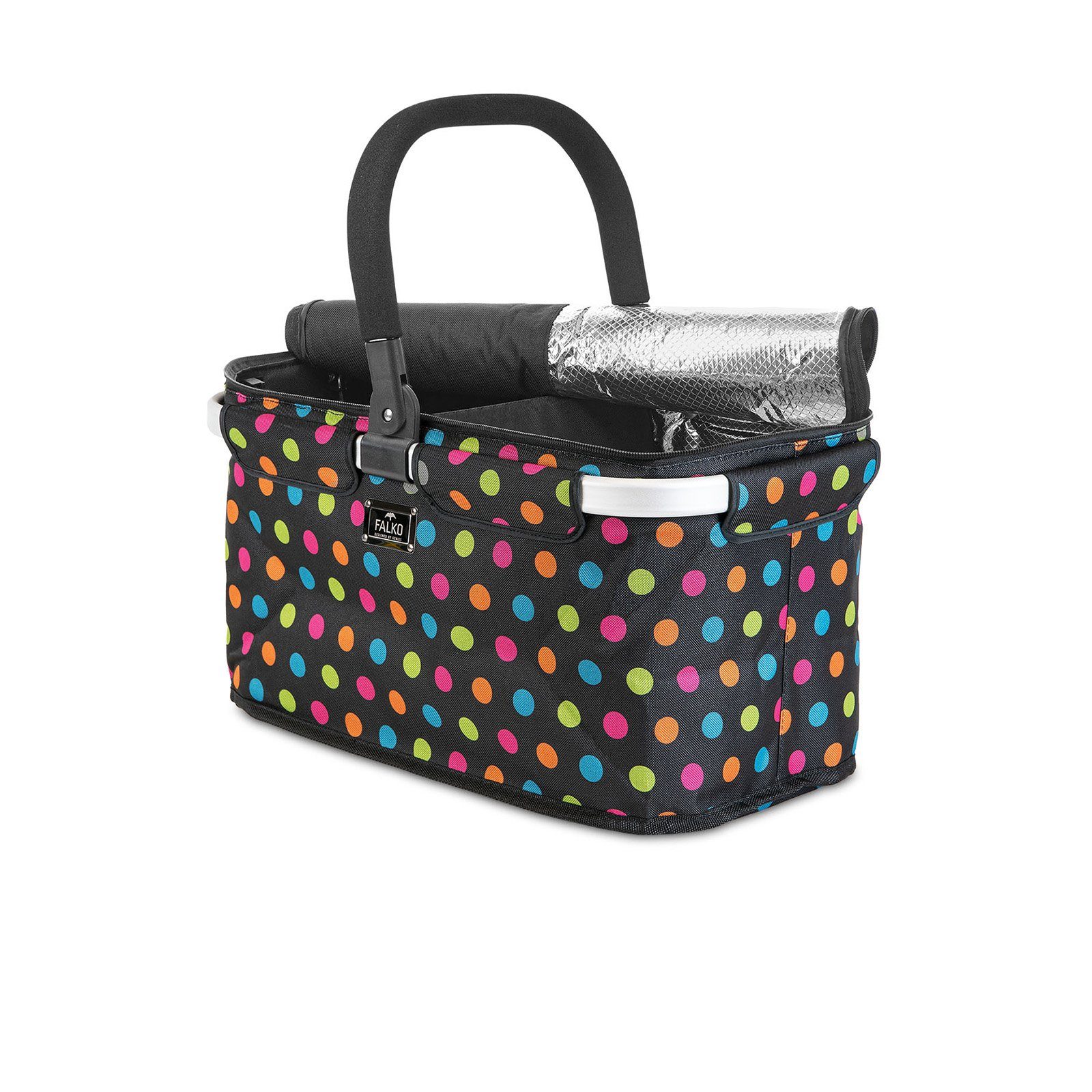 Genius Einkaufskorb Einkaufskorb Falko in Duo Farben, Einkaufstasche, Kühlfunktion, Stauraums von 25 Liter, max. Gewicht von 25 kg Traglast