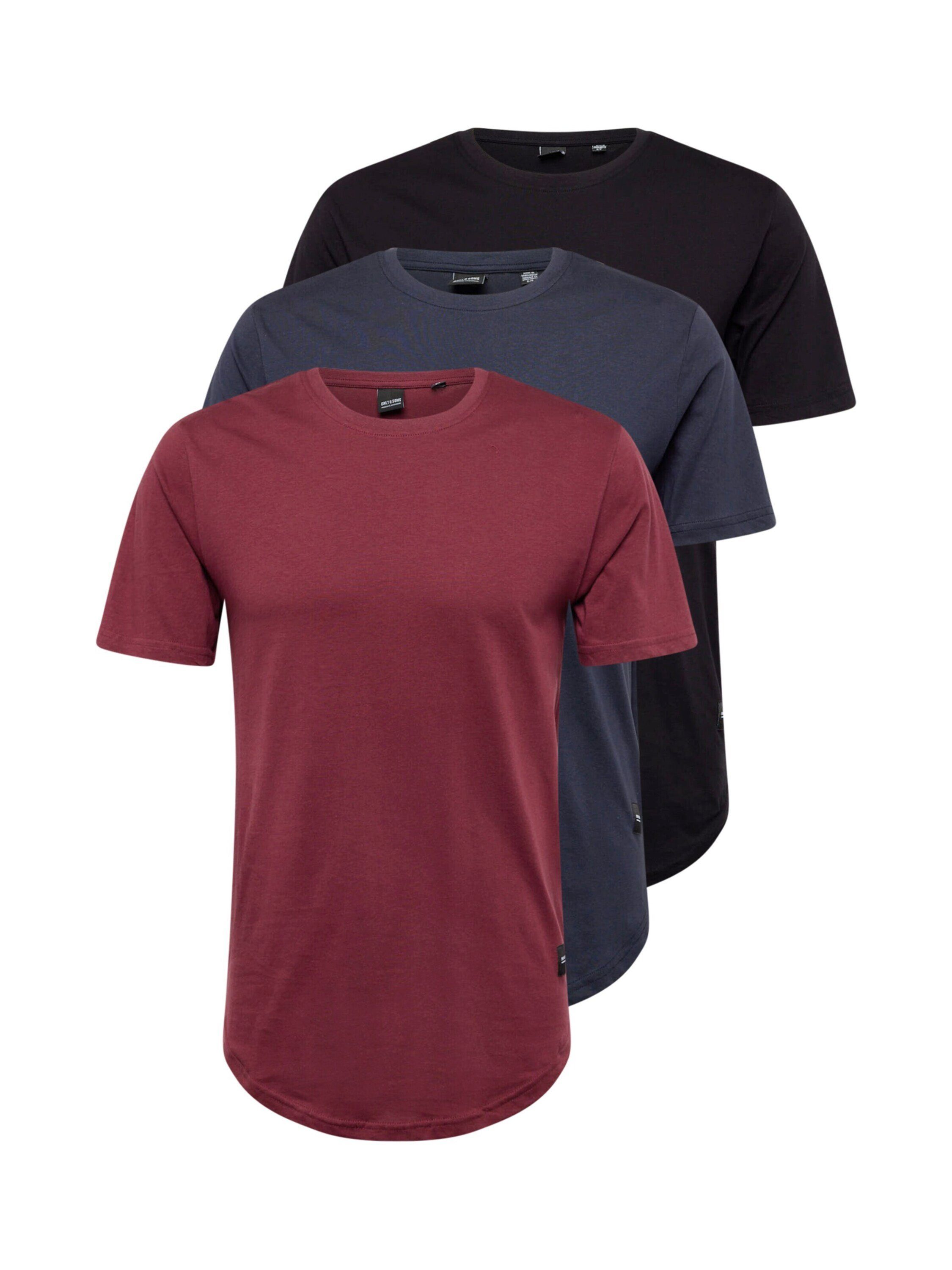 ONLY & SONS T-Shirt MATT (3-tlg)