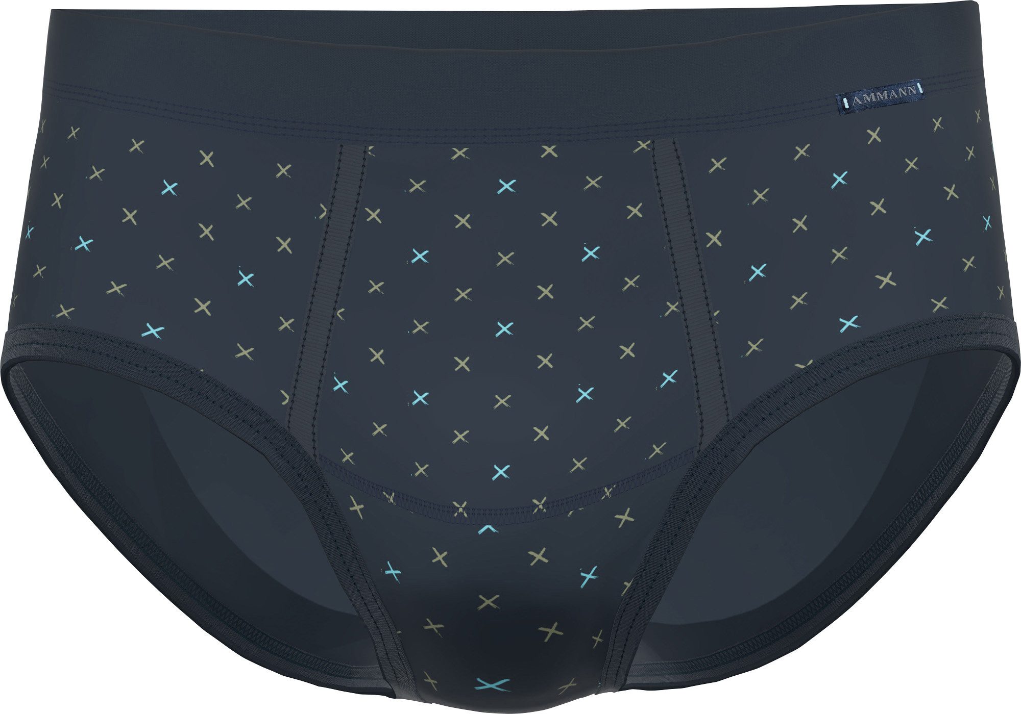 Ammann Slip Herren-Slip Feinripp gemustert