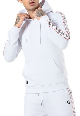 RedBridge Kapuzensweatshirt Kapuzenpullover mit Logoband Weiß S