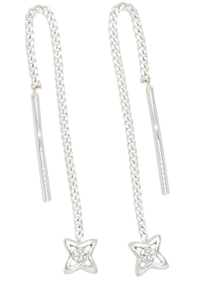 JOBO Paar Ohrhänger »Stern-Ohrringe mit Zirkonia«, 925 Silber online kaufen  | OTTO