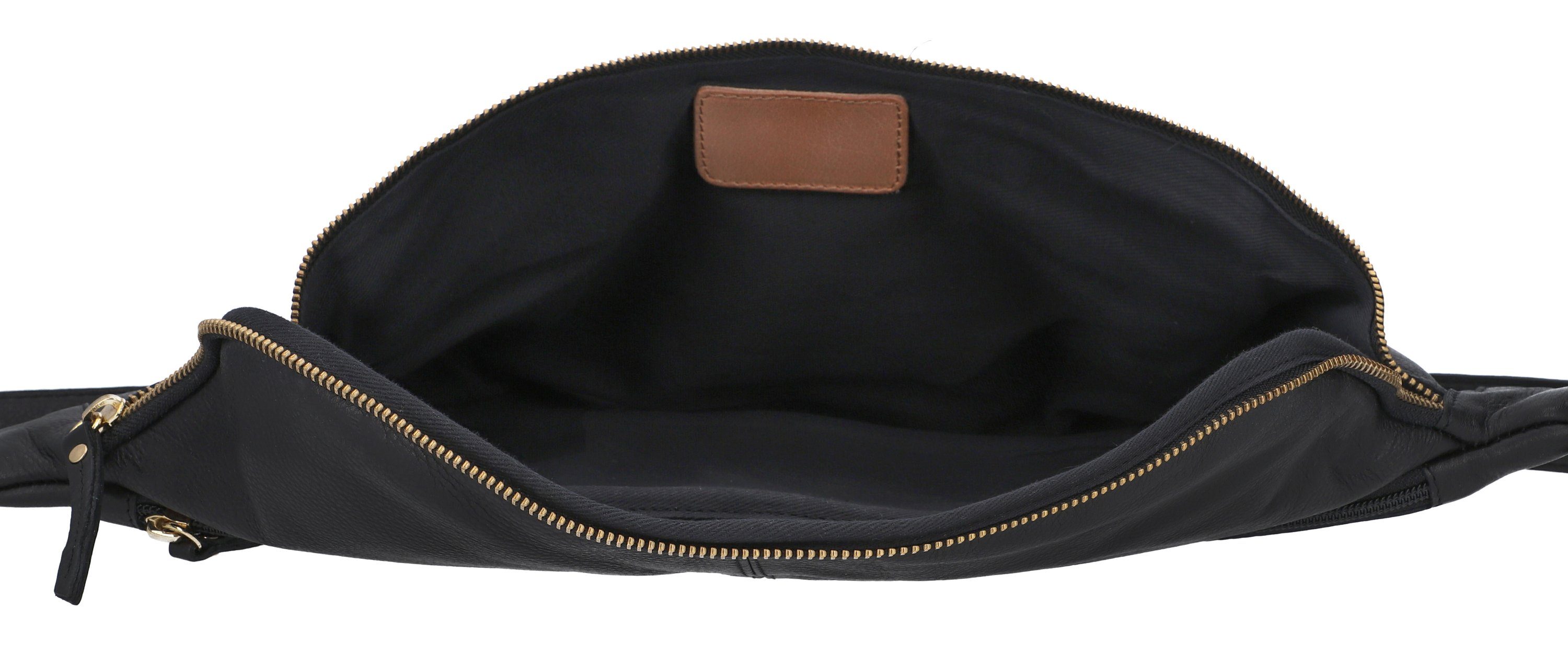 Gusti Leder Handtasche Iselin (1-tlg) Schwarz