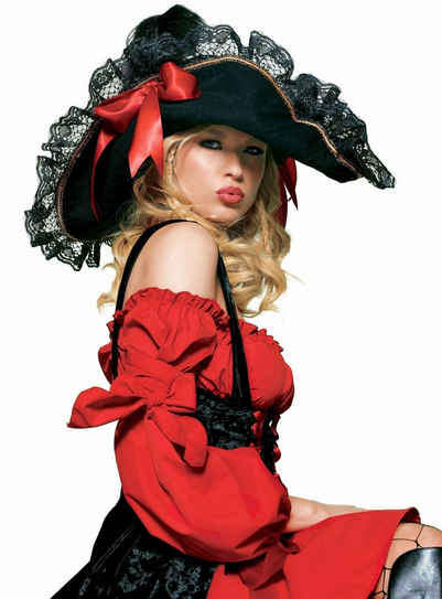 Leg Avenue Kostüm Piratenhut Lady