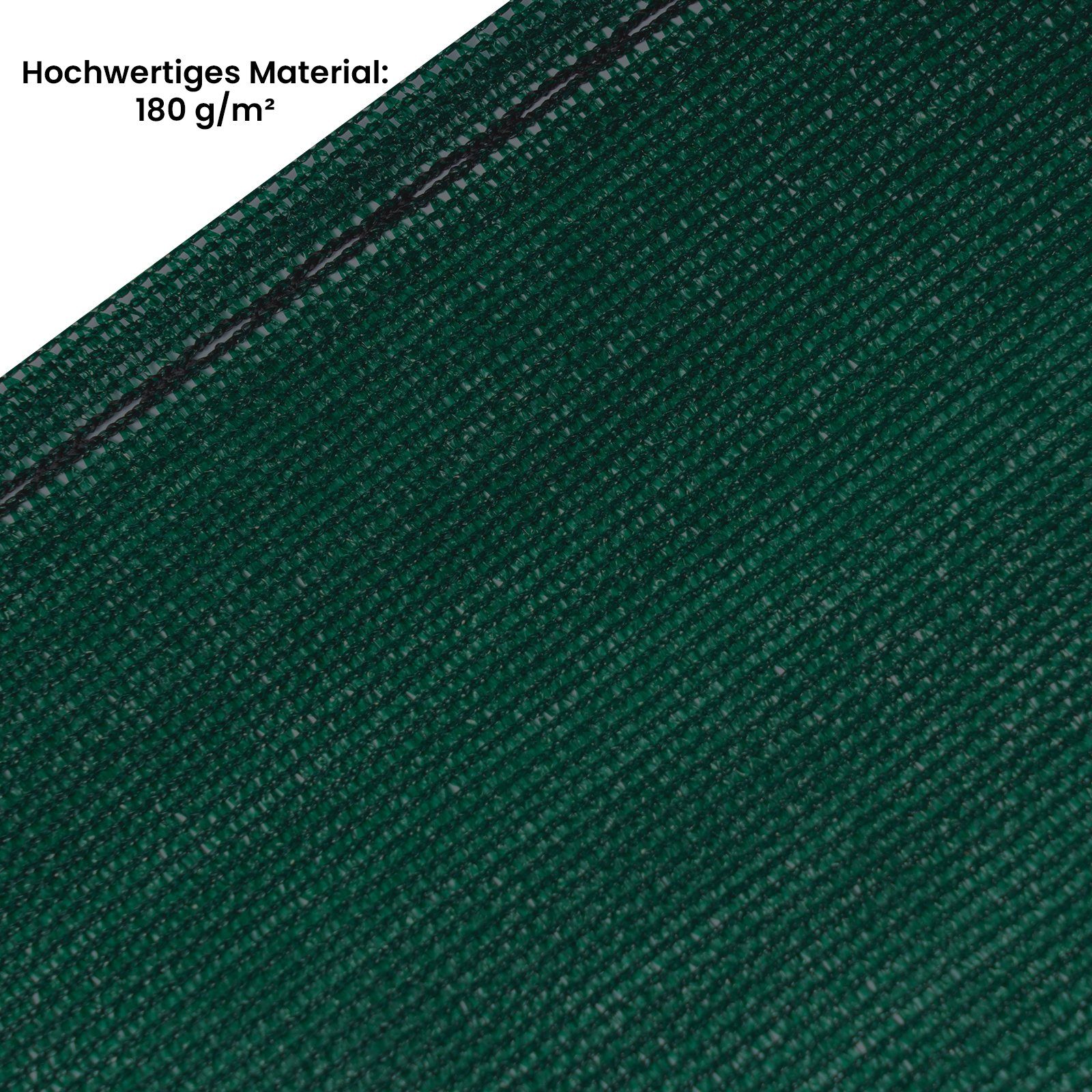 BRADAS Sichtschutznetz, 1,5x25 M – Wind- & Staubschutz Für Zäune, UV-stabil