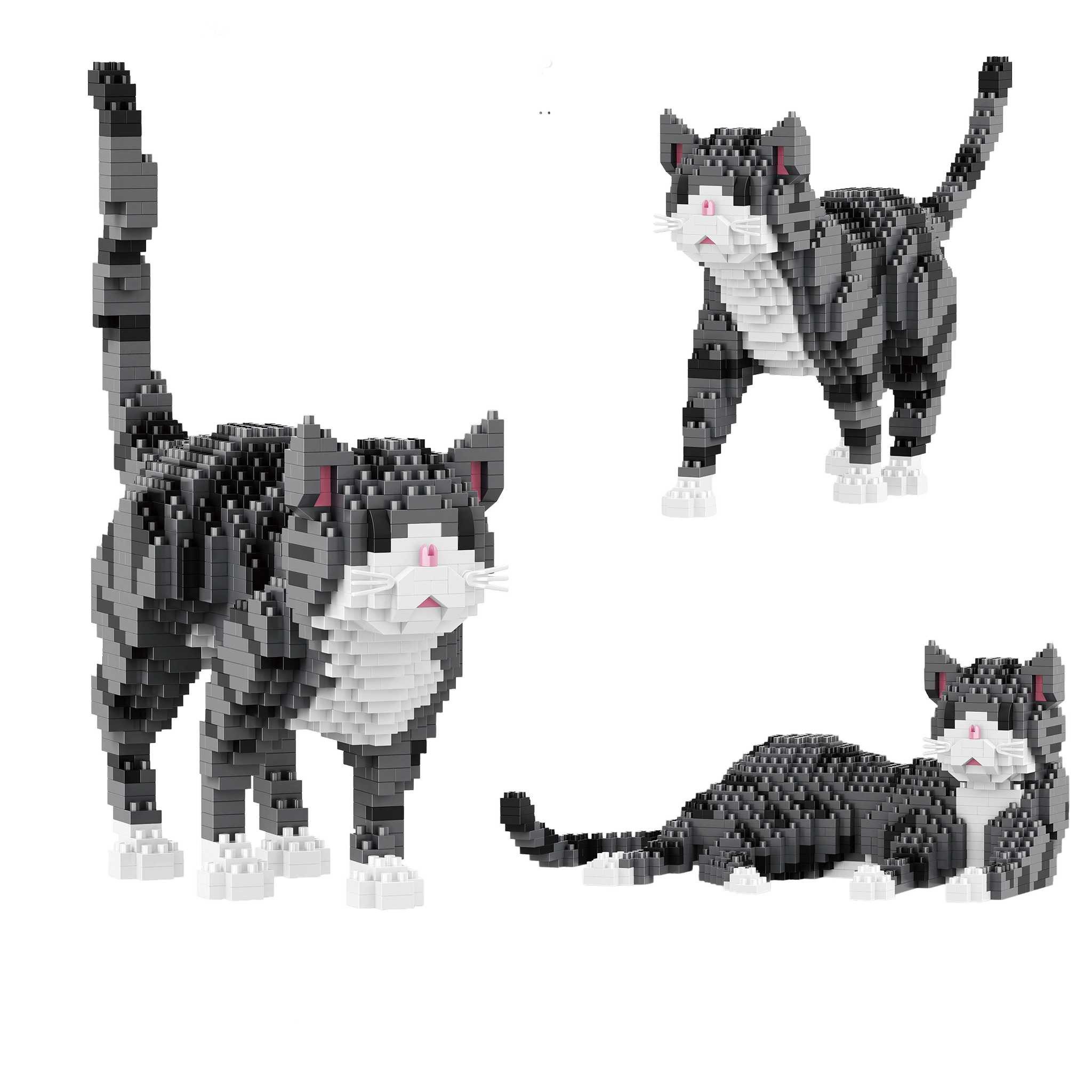 Balody B-16627 - 3in1 Katzen grau (Balody) Spielbausteine