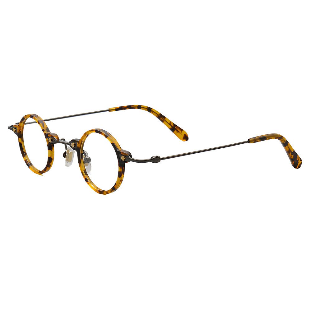 PACIEA Brille Damen Herren Ohne Sehstärke Rundrahmen Anti Blaulicht Kompakt Mode