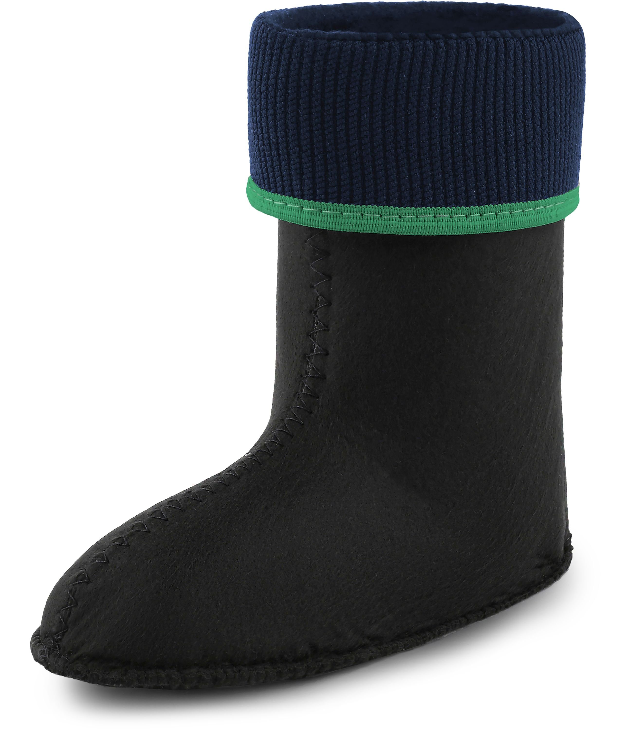 Ladeheid Schaftformer Kinder Mädchen Jungen Wärmende Stiefelsocken Gummistiefel Innen KL046 Smaragdgrün