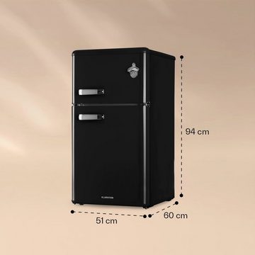Klarstein Kühl-/Gefrierkombination CO2-Irene- Black 10032982, 85.3 cm hoch, 45.5 cm breit