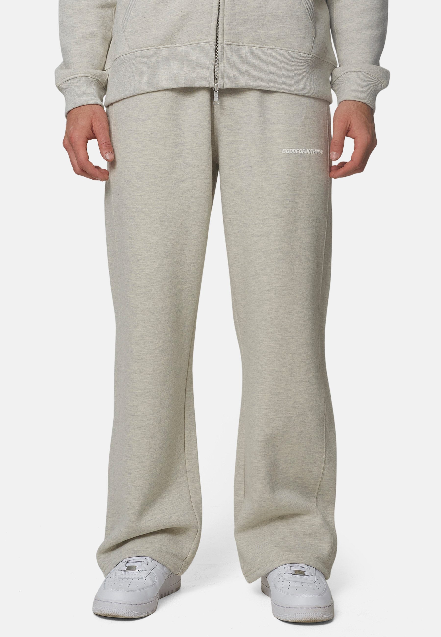 Good For Nothing Jogginghose Essential Jogginghose aus Baumwolle für Herren Oversize-Jogginghose mit hoher Taille und außenliegendem Kordelzug