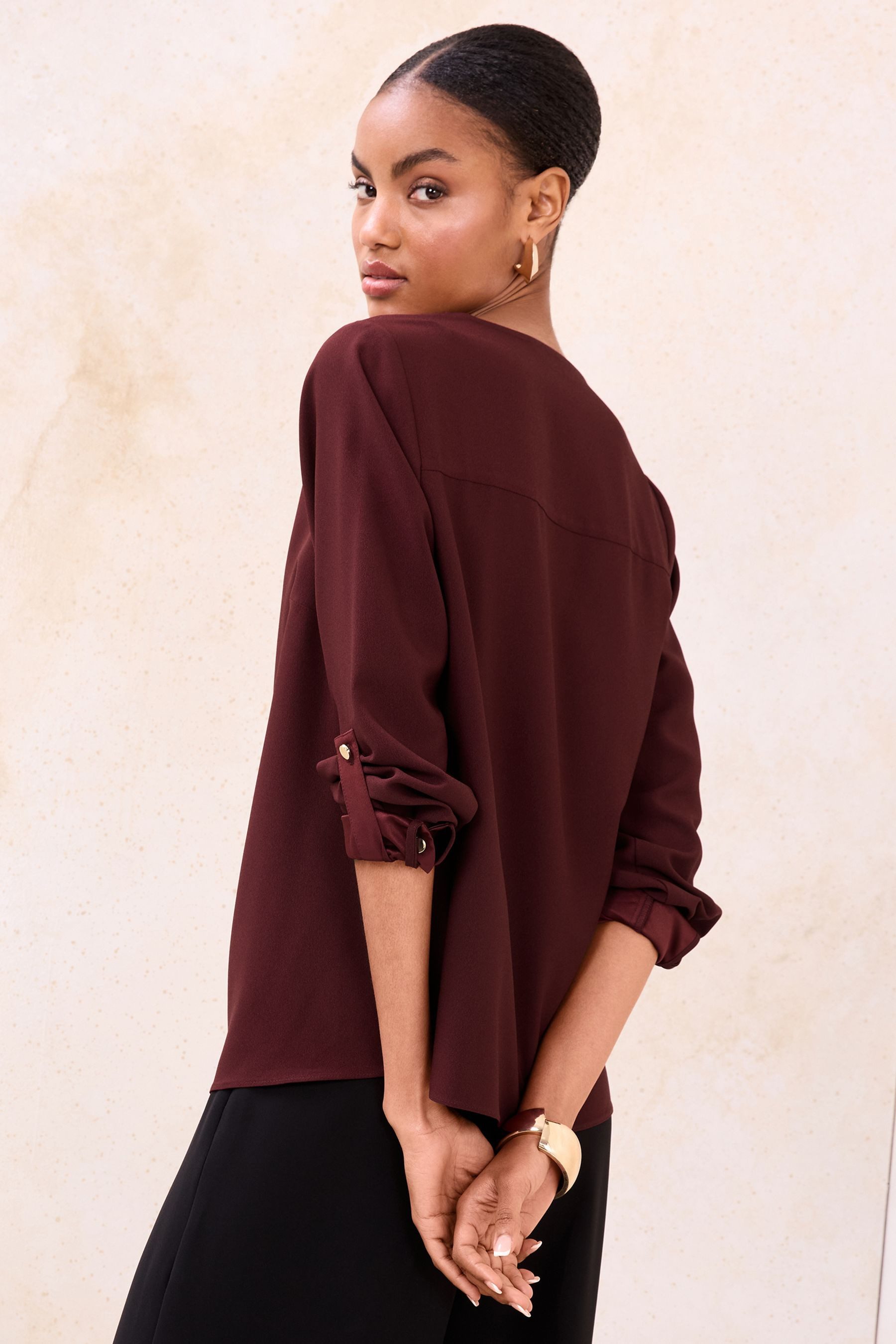 LIPSY Schlupfbluse Lipsy Oberteil mit Front-Reißverschluss, Regular (1-tlg) günstig online kaufen