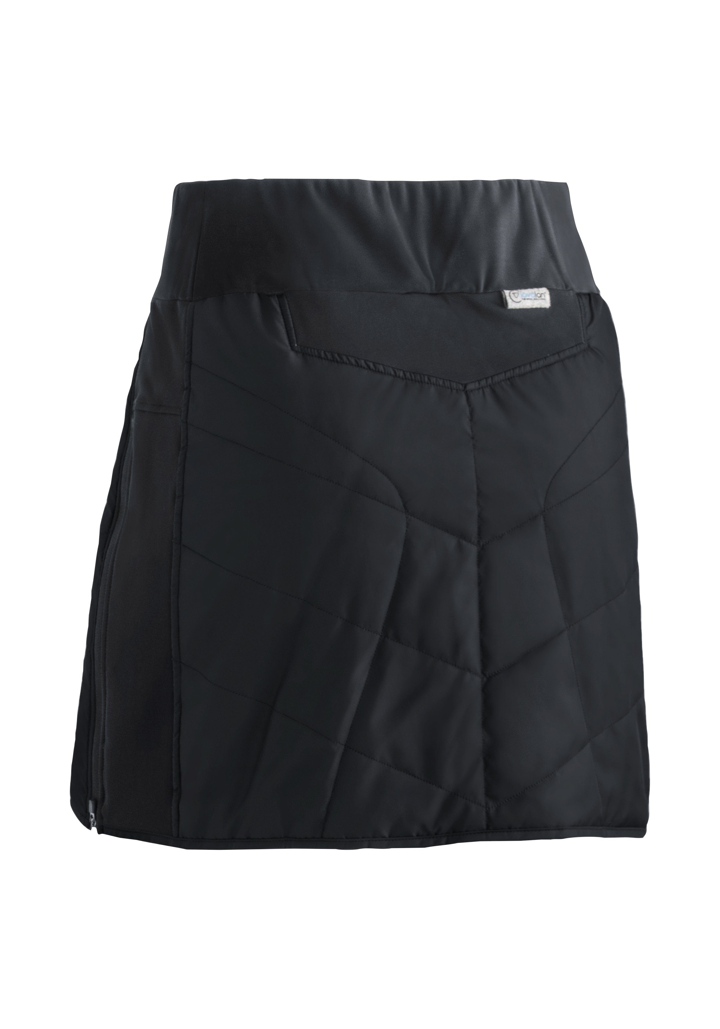 W Bund atmungsaktiv Skirt windabweisend, Sports Damen elastischer Skjoma Maier schwarz und Überrock, Sweatrock