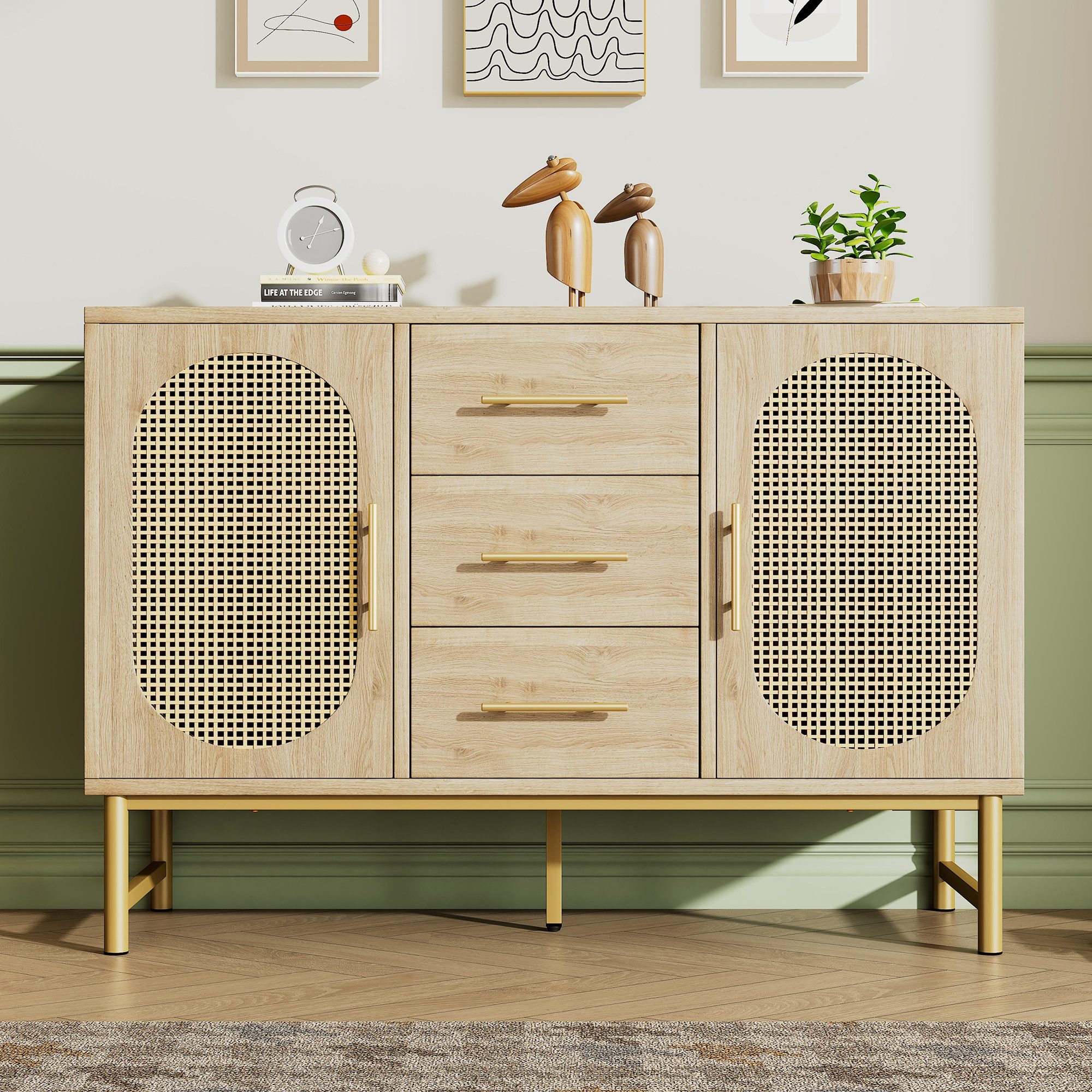 Celya Sideboard Rattan kommode Sideboard mit günstig online kaufen