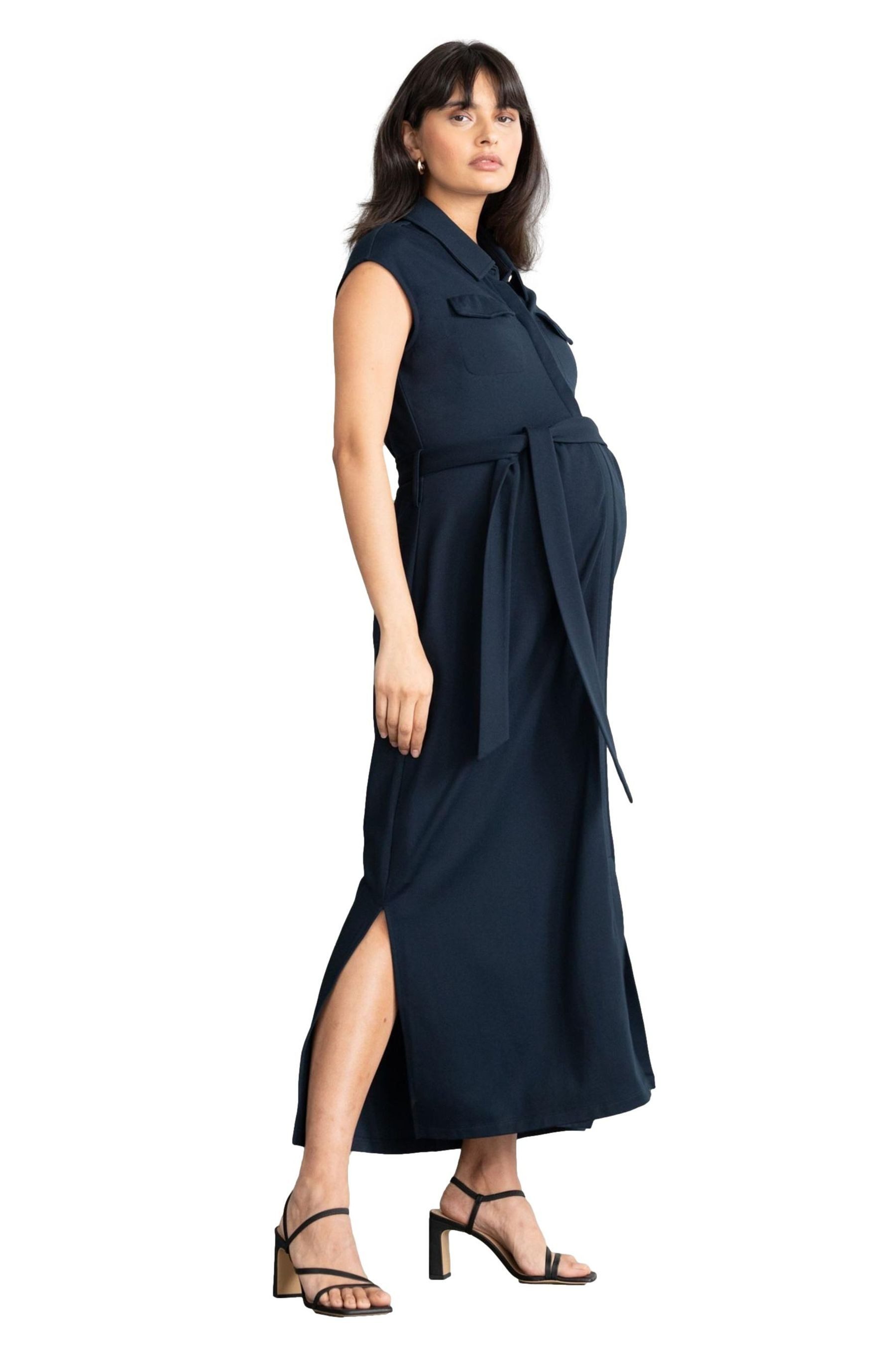 Seraphine Jerseykleid Seraphine Hemdblusenkleid aus Jersey Umstandsmode (1-tlg)