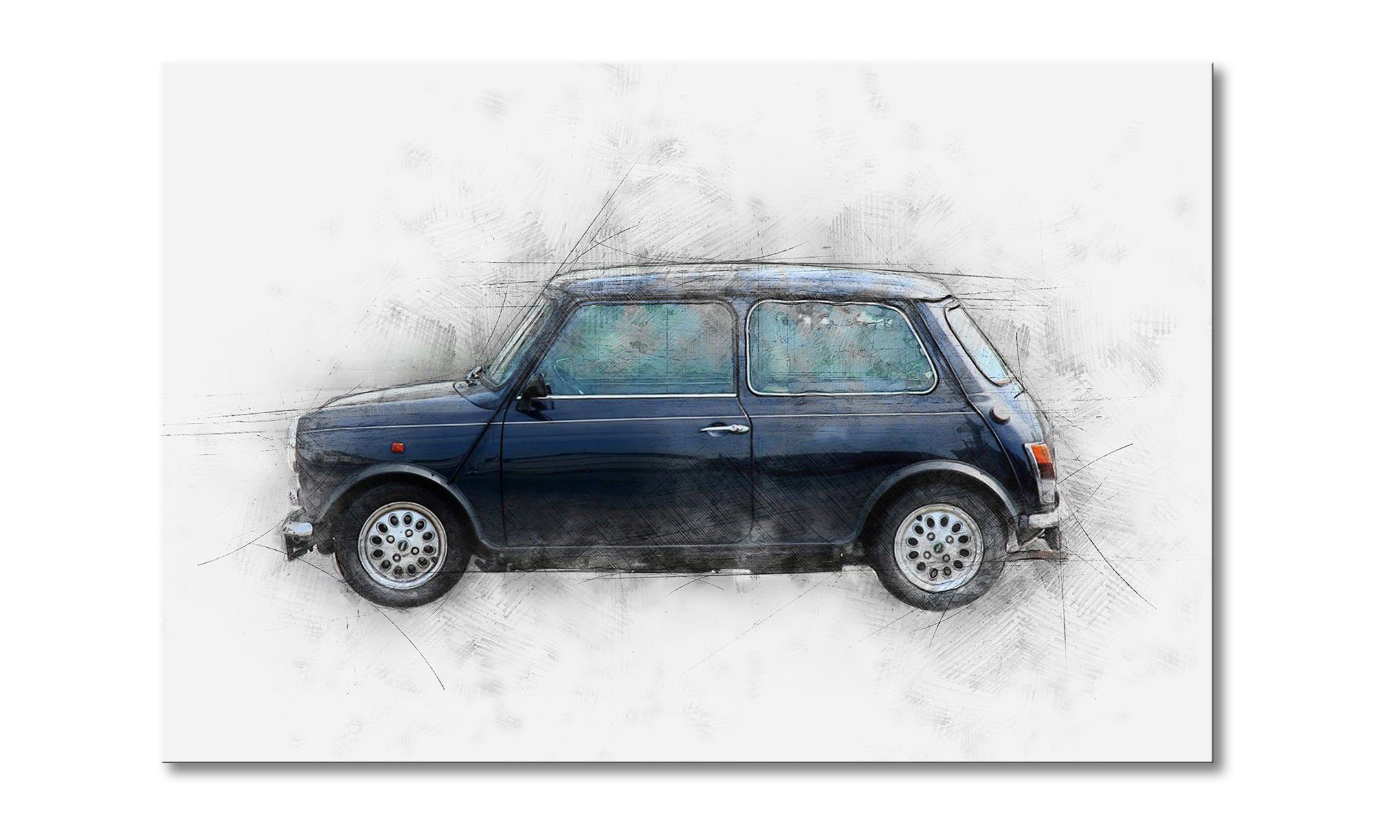 WandbilderXXL Leinwandbild The small one, Auto (1 St), Wandbild,in 6 Größen erhältlich