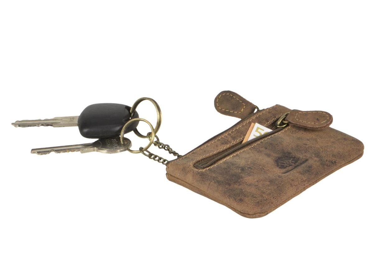 Schlüsseltasche Schlüsseletui, Leder Greenburry Vintage,