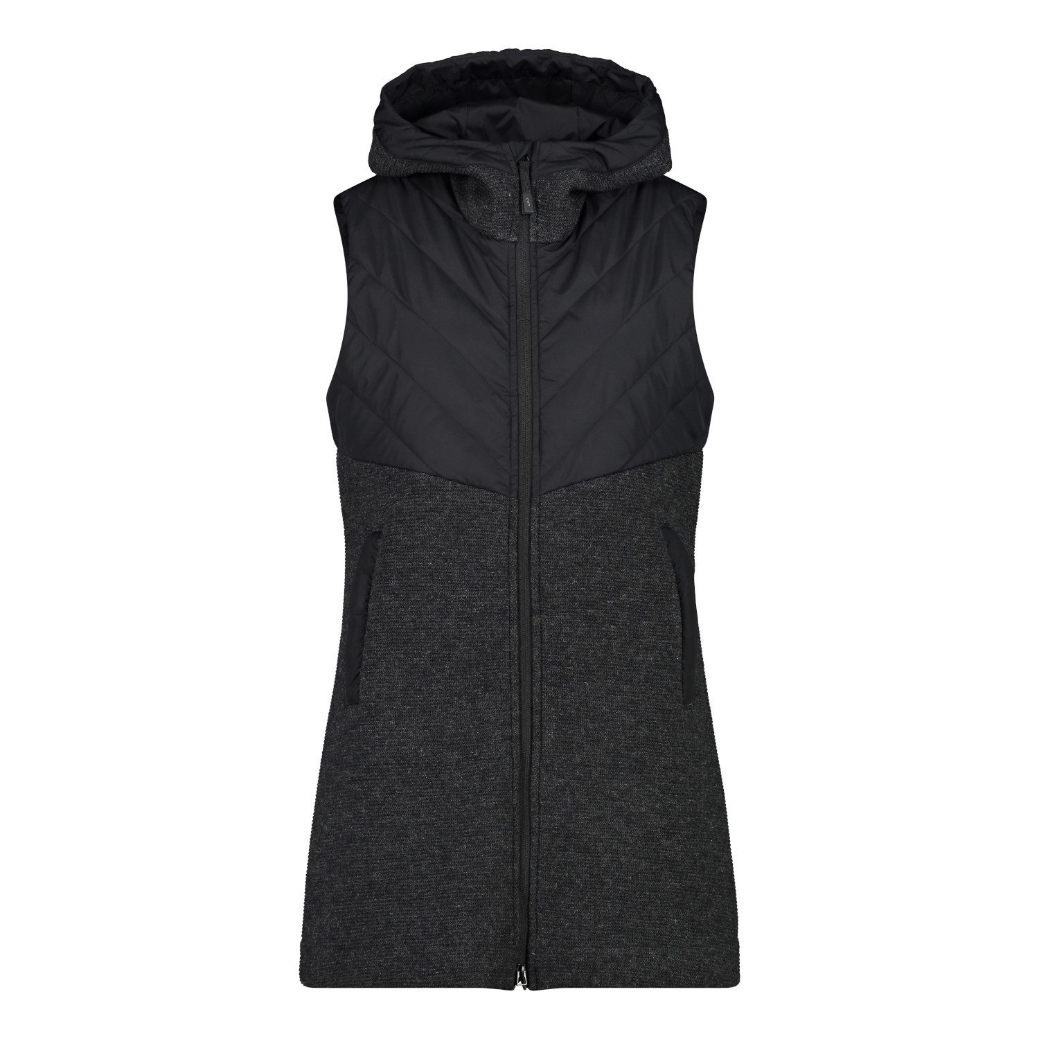 CMP Funktionsweste CMP Damen Weste WOMAN VEST LONG FIX HOOD 34M0366