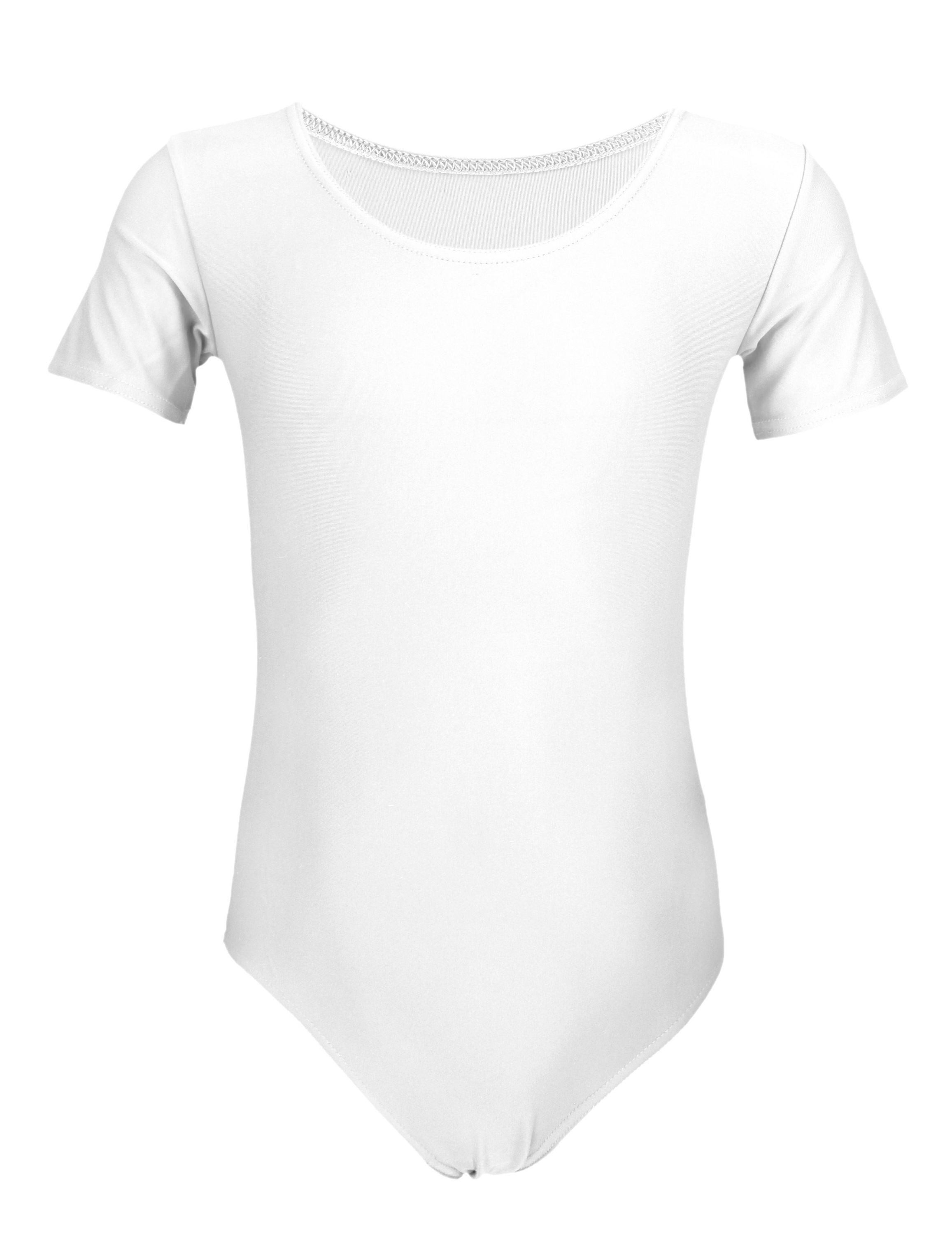 Aquarti Turnanzug Aquarti Mädchen Gymnastikanzug Kurzarm Ballett Trikot