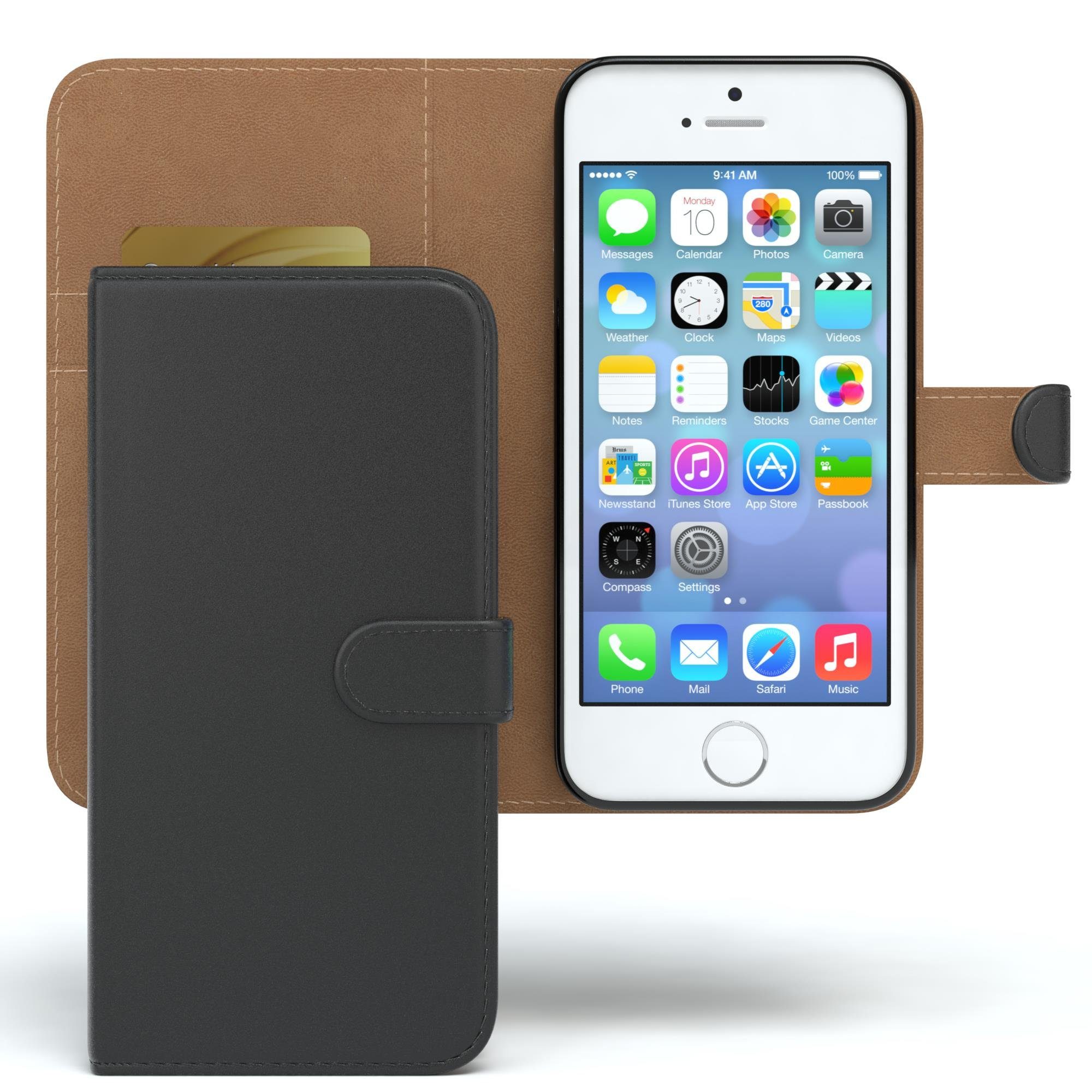Handyhülle Uni Bookstyle für iPhone SE 2016, iPhone 5/5S