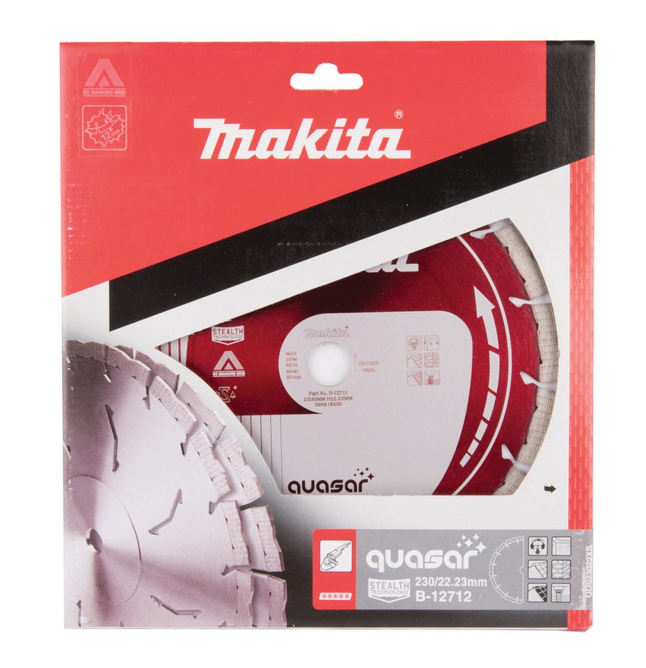 Thumbnail - Makita Werkzeug GmbH Diamanttrennscheibe Makita Diamanttrennscheibe Quasar B-12712