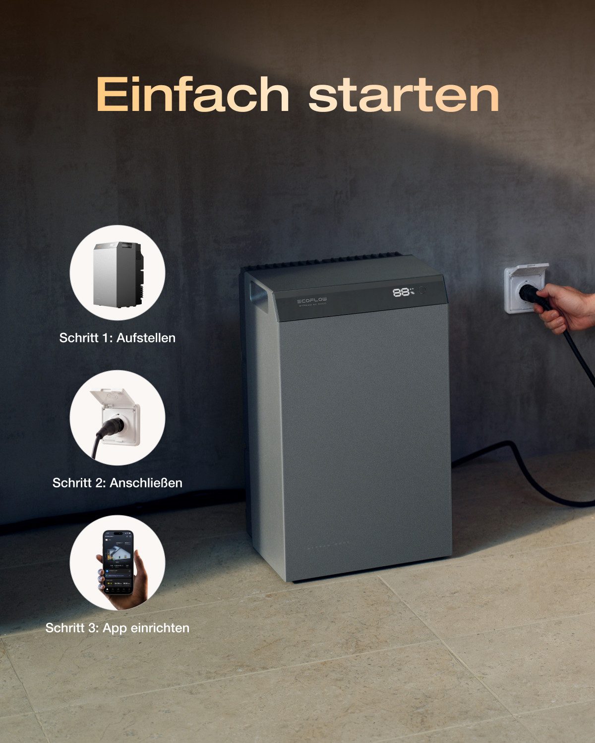 Ecoflow Balkonkraftwerk EcoFlow STREAM AC 5000 Balkonkraftwerk mit Speicher mit Smart Meter – Bild 5 von 5