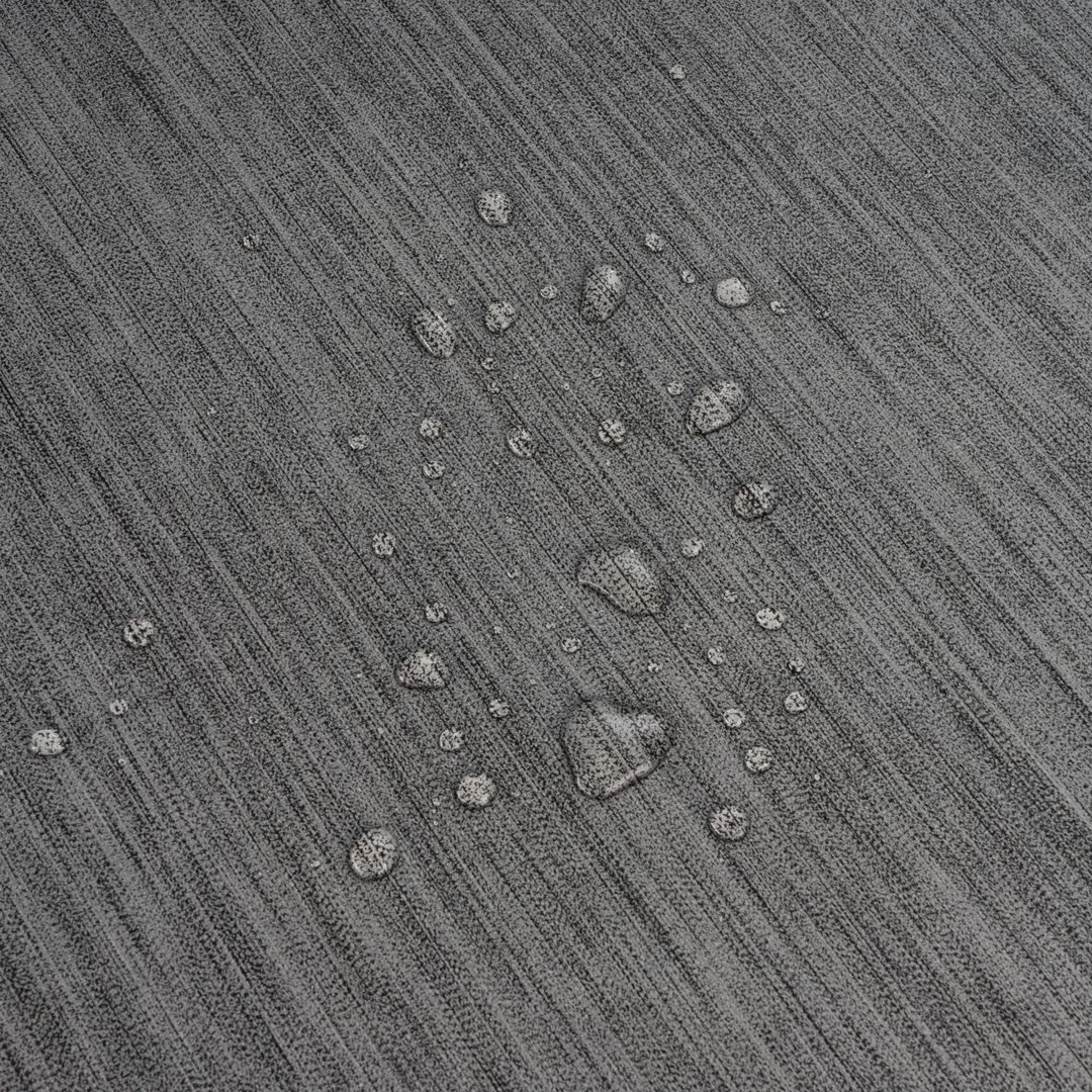 laro Tischdecke Wachstuch-Tischdecken Abwaschbar Leinenoptik Dunkelgrau rechteckig – Bild 5 von 5
