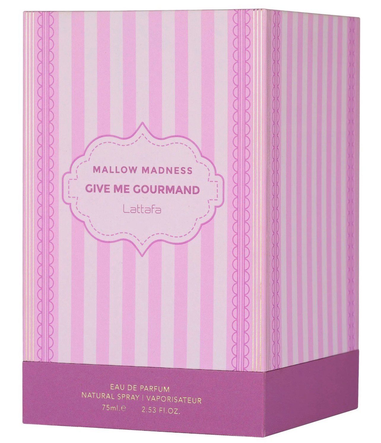 Lattafa Eau de Parfum Mallow Madness Give me Gourmand, Uniisex, New Launch, 100% Original aus U.A.E