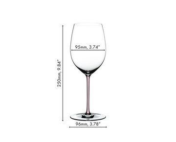 RIEDEL THE WINE GLASS COMPANY Rotweinglas Riedel Fatto a Mano Cabernet/Merlot - Pink, Glas