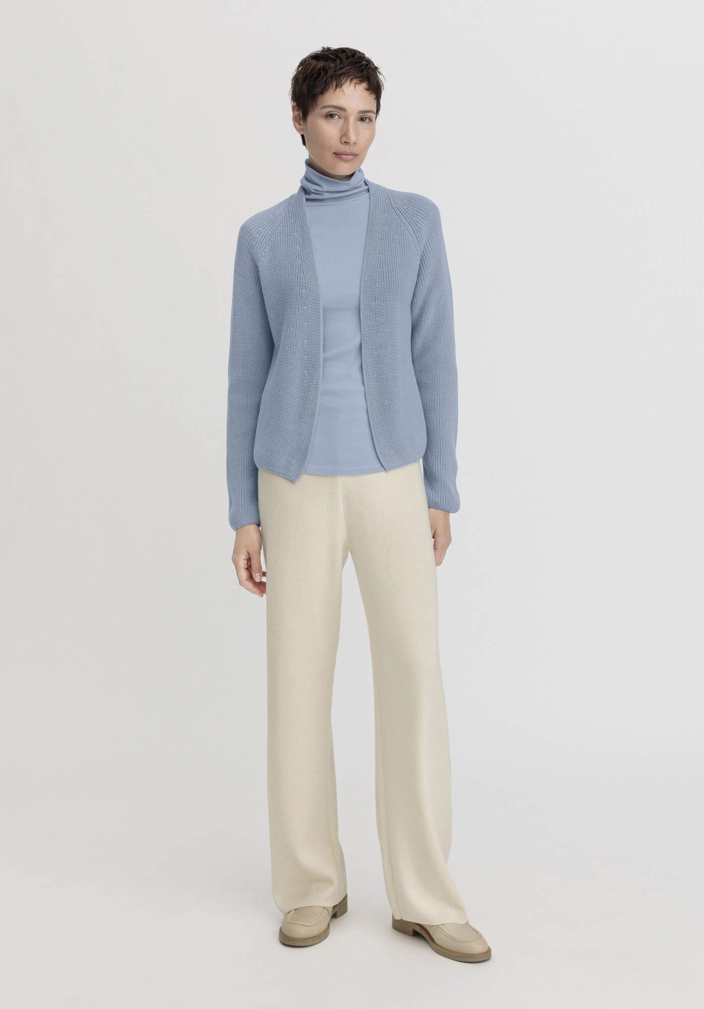 Hessnatur Strickjacke aus reiner Bio-Baumwolle (1-tlg)