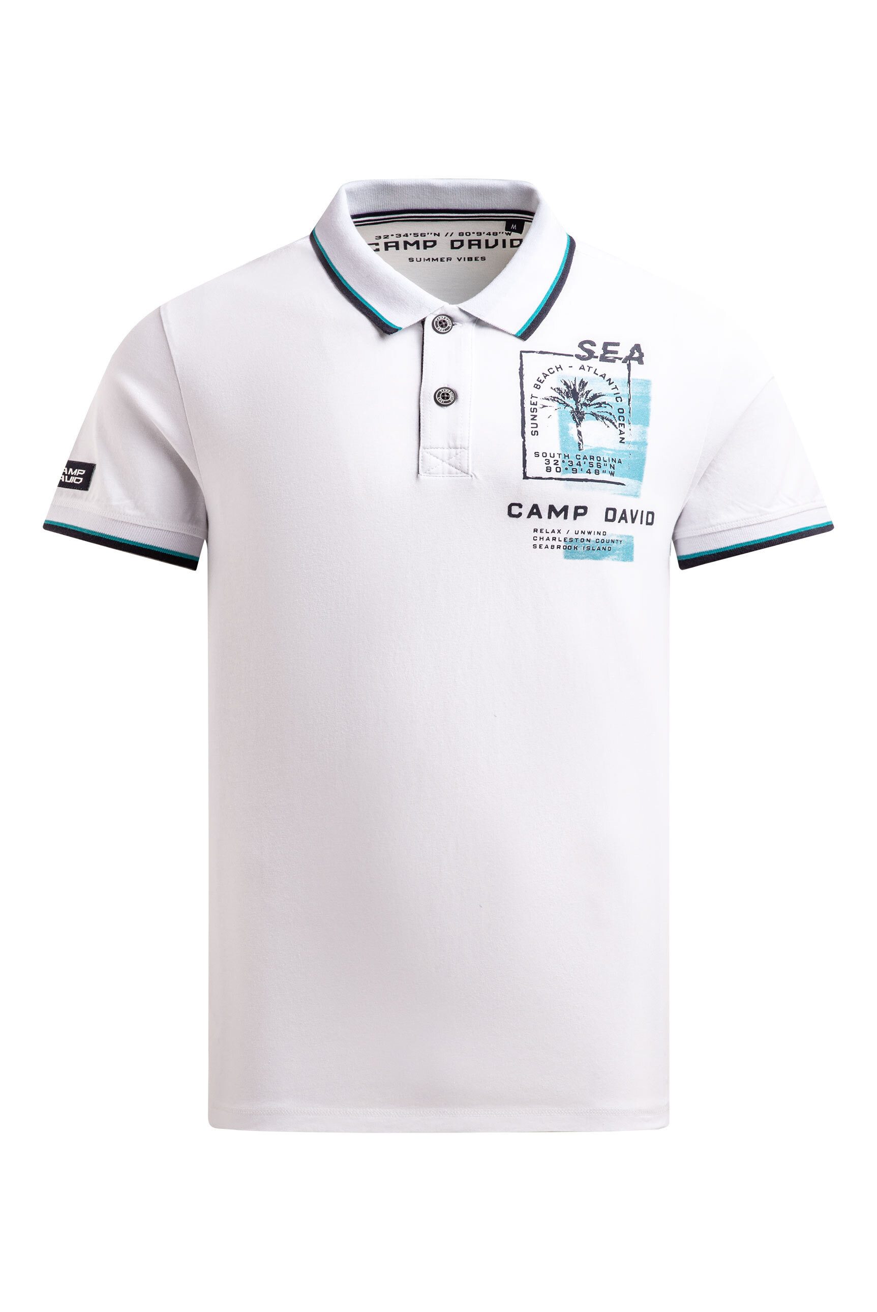 CAMP DAVID Poloshirt aus Baumwolle
