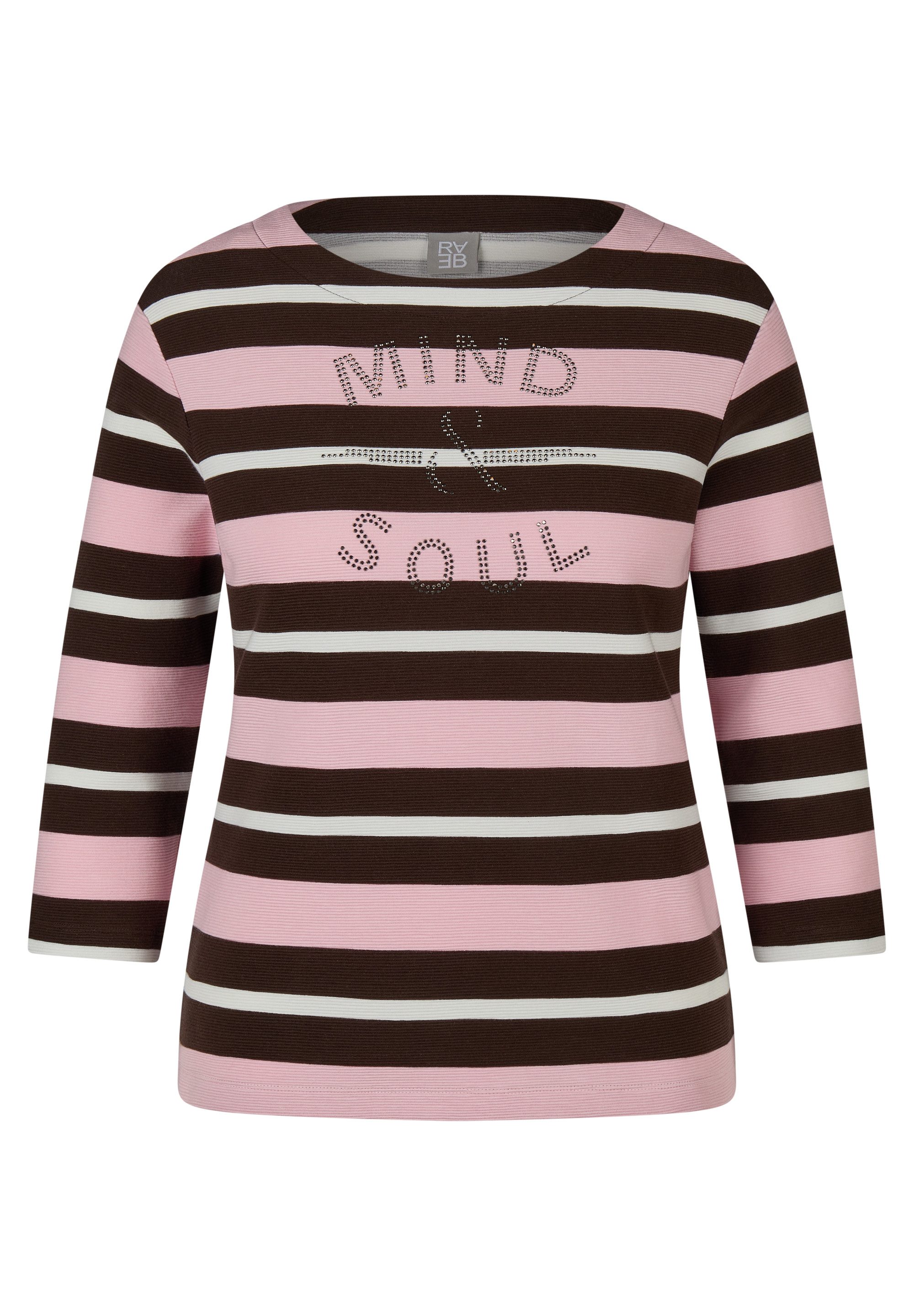 Rabe 3/4-Arm-Shirt mit Glitzersteinen