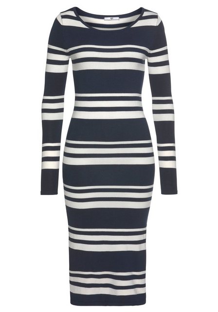 AJC Strickkleid mit maritimen Streifen in