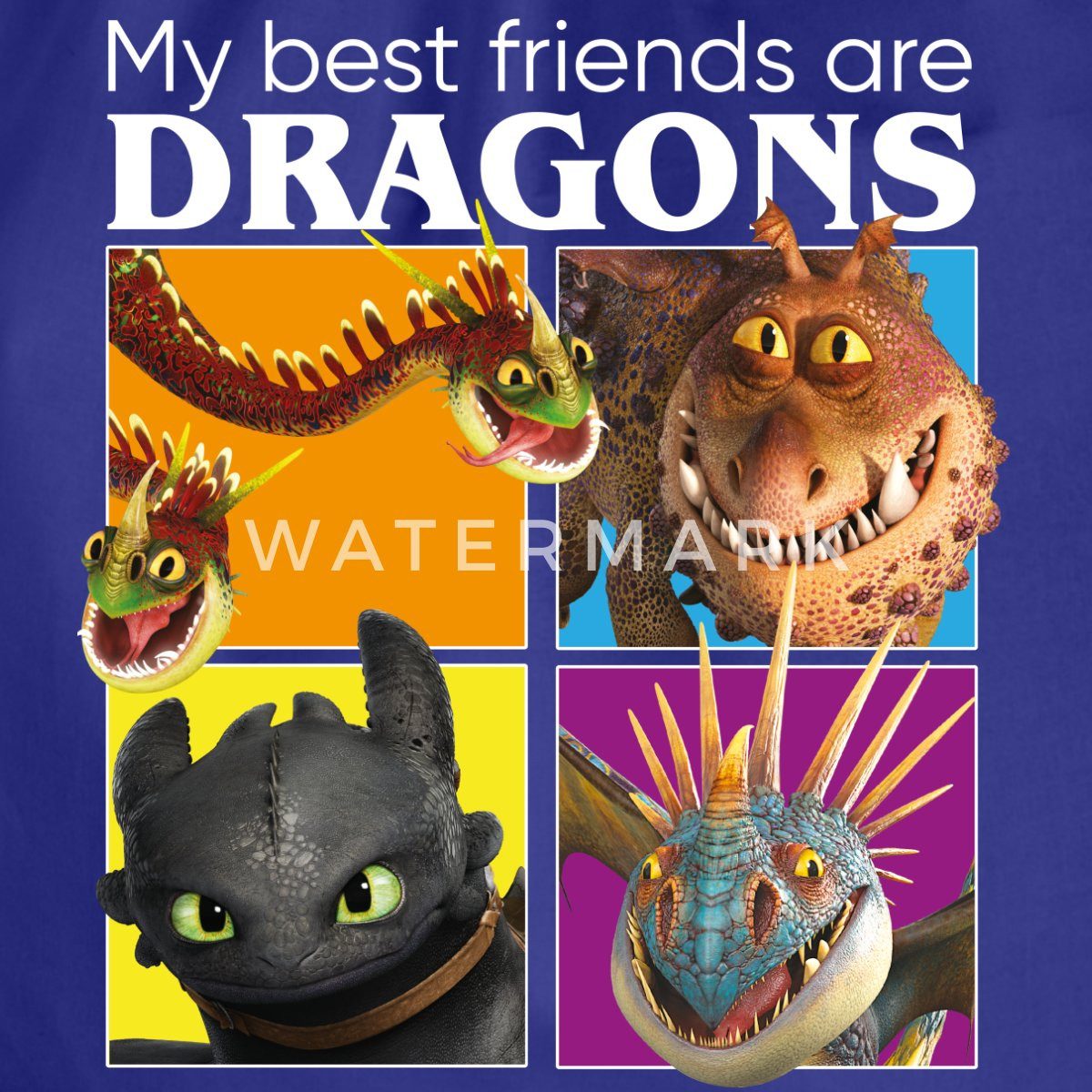 Spreadshirt Turnbeutel Drachenzähmen Leicht Gemacht Beste Freunde Turnbeute günstig online kaufen