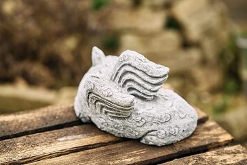 Stone and Style Gartenfigur Steinfigur Drache Luca