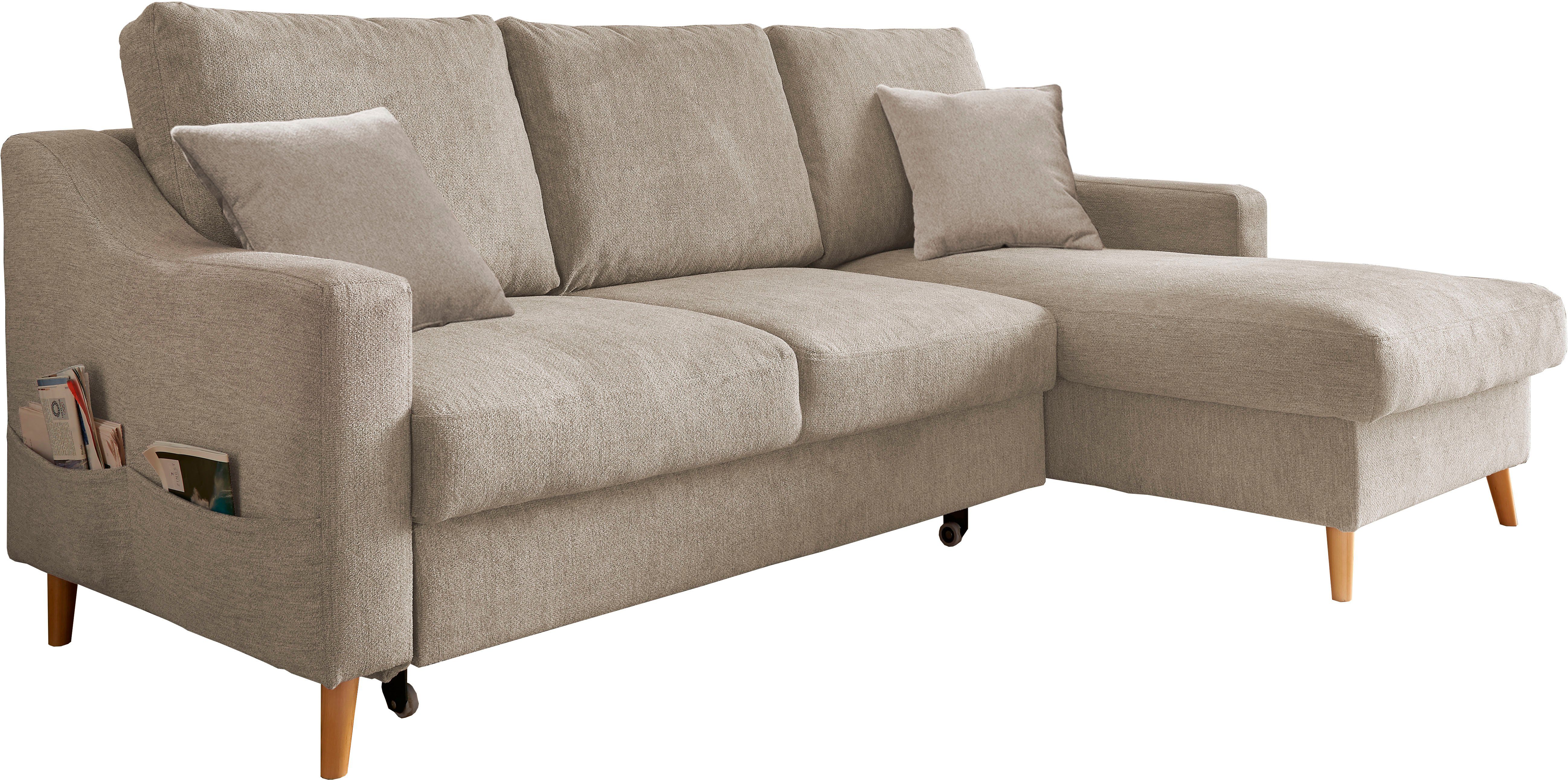 INOSIGN Ecksofa Valentina L-Form, 2 Zierkissen, günstig online kaufen