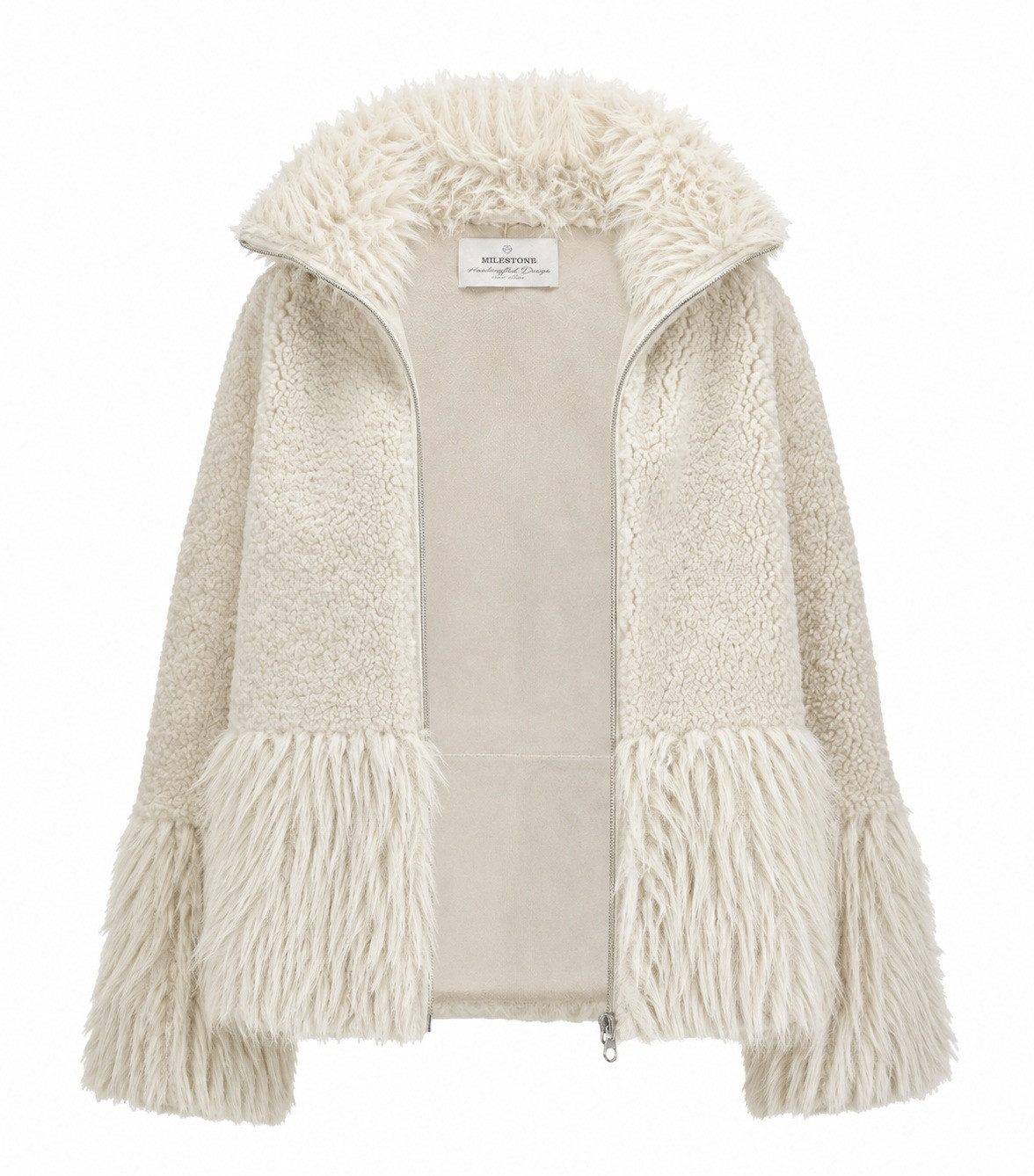 MILESTONE Fellimitatjacke MSRaya im extravaganten Fake Fur Look – Bild 4 von 5