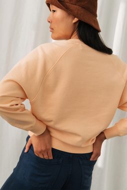 TWOTHIRDS Sweatshirt Leskov - Bleached Apricot aus softer Bio Baumwolle