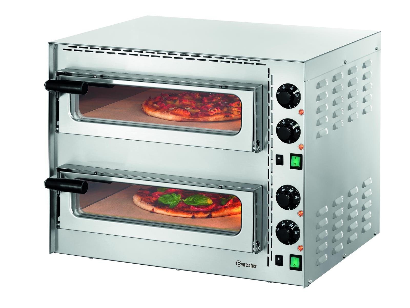 Bartscher Pizzaofen Pizzaofen "Mini Plus 2" 2 Backkammern 203535