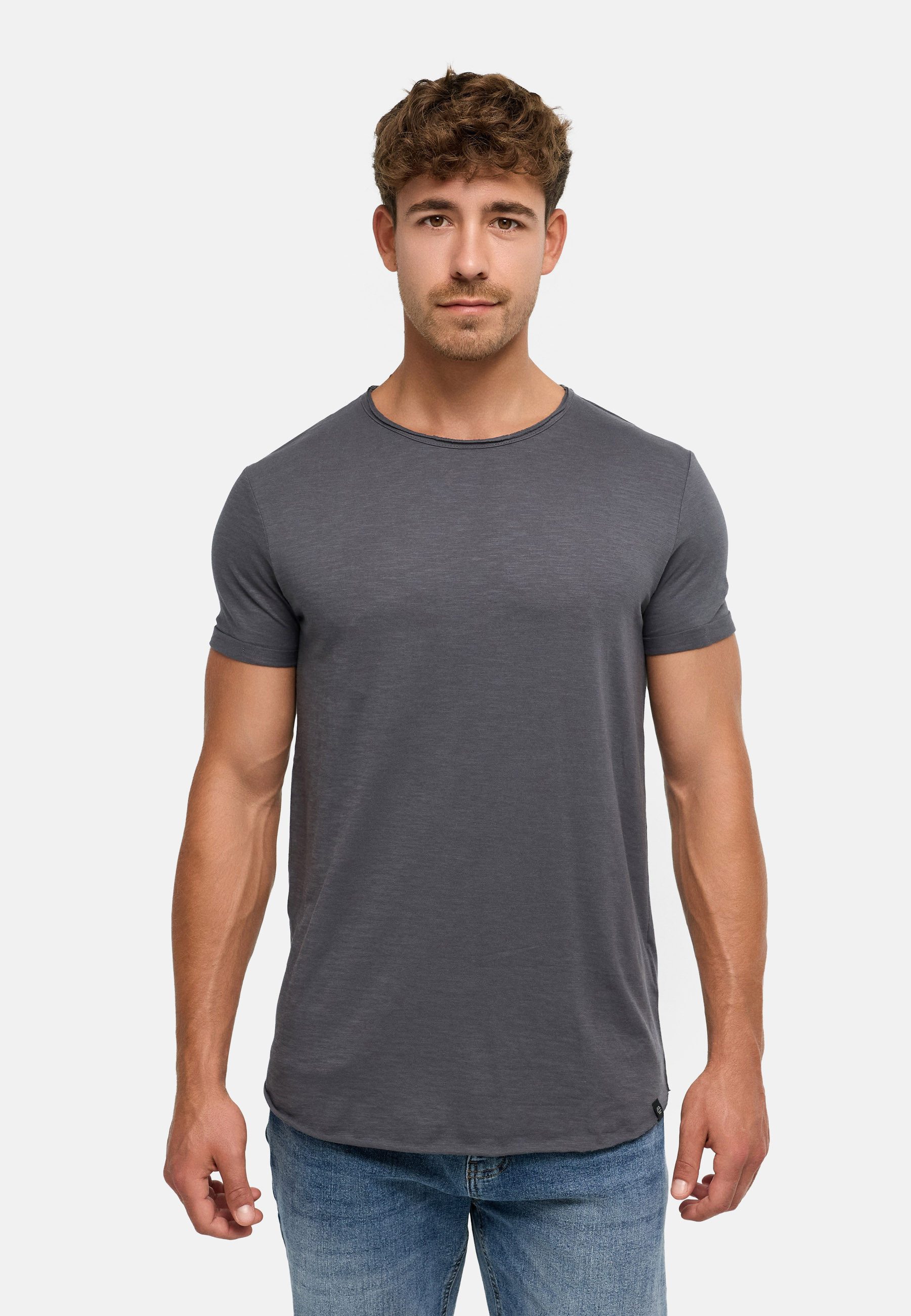 INDICODE T-Shirt Herren Willbur Tee Shirt Tee Herrenshirt mit Rundhalsausschnitt, 100% Baumwolle