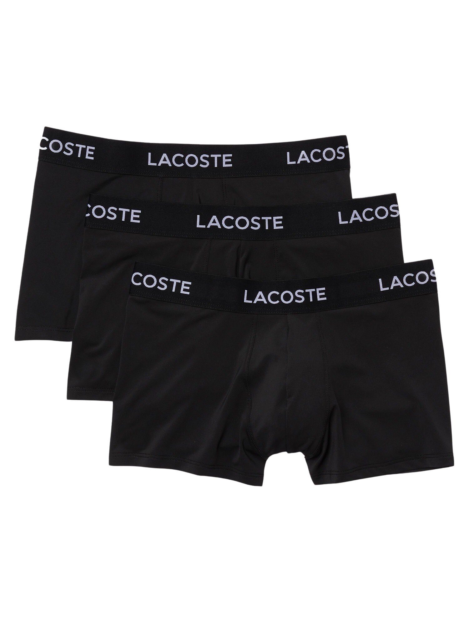Lacoste Boxershorts Boxershorts Herren Trunks aus Mikrofaser im (3-St)