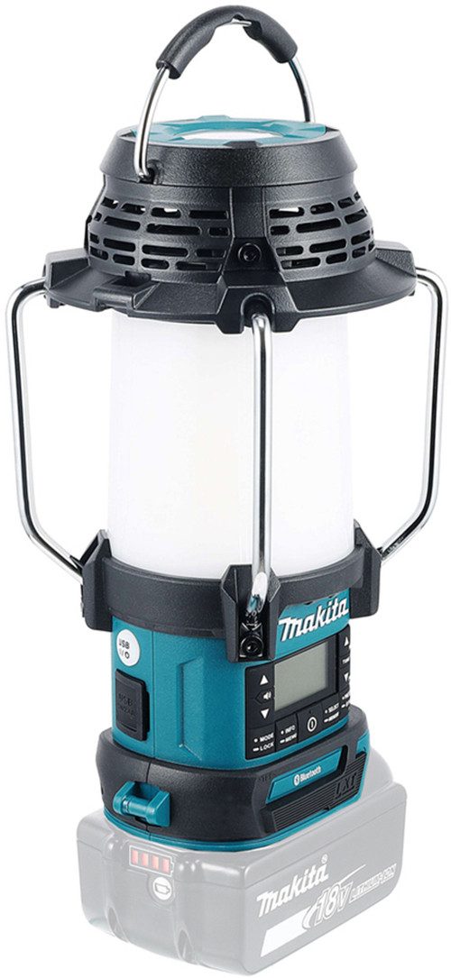 Makita DMR056 Baustellenradio (Digitalradio (DAB), Bluetooth, FM- und DAB+-Empfang und Laterne, ohne Akku und Ladegerät)
