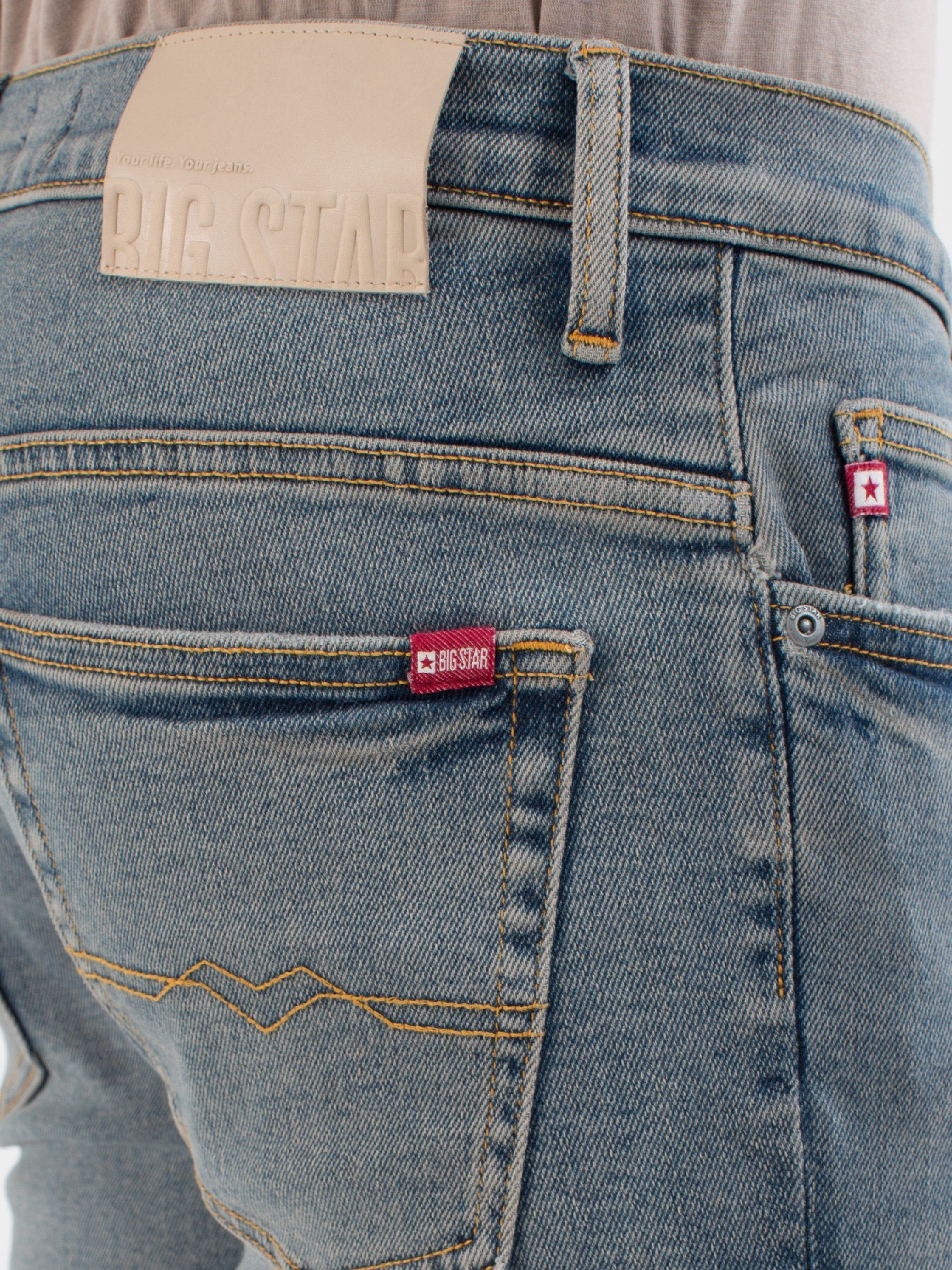 BIG STAR Skinny-fit-Jeans JEFFRAY BLAU (1-tlg)