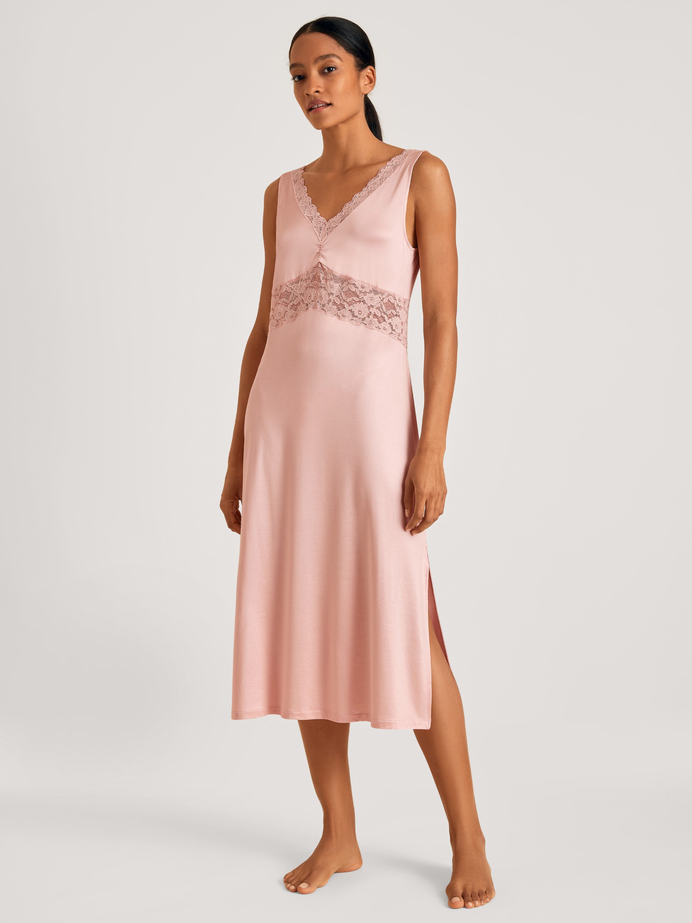 CALIDA Nachthemd 100% Nature Romance Damen (1-tlg) günstig online kaufen