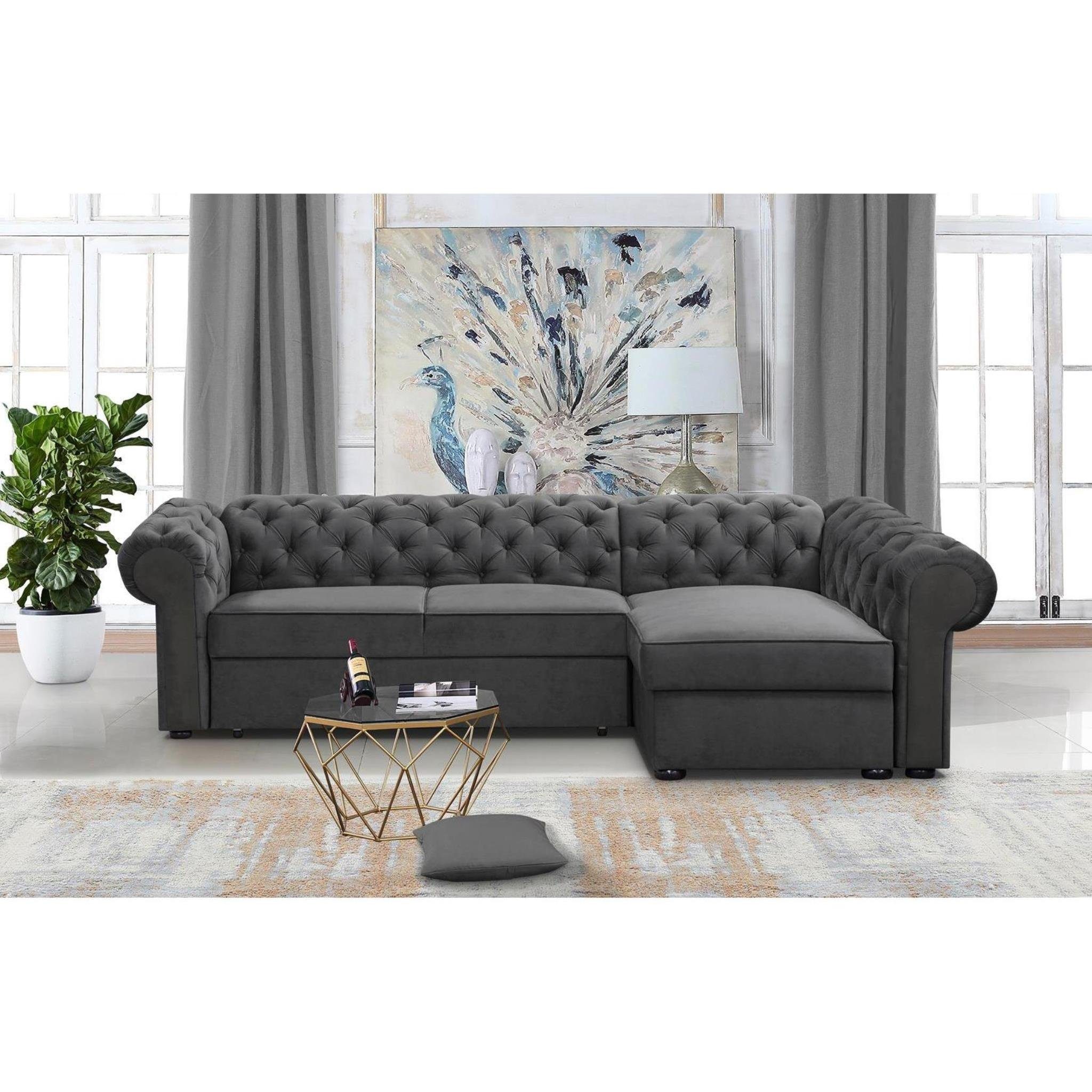 Beautysofa Polsterecke Chester L, L-Form Ecksofa günstig online kaufen