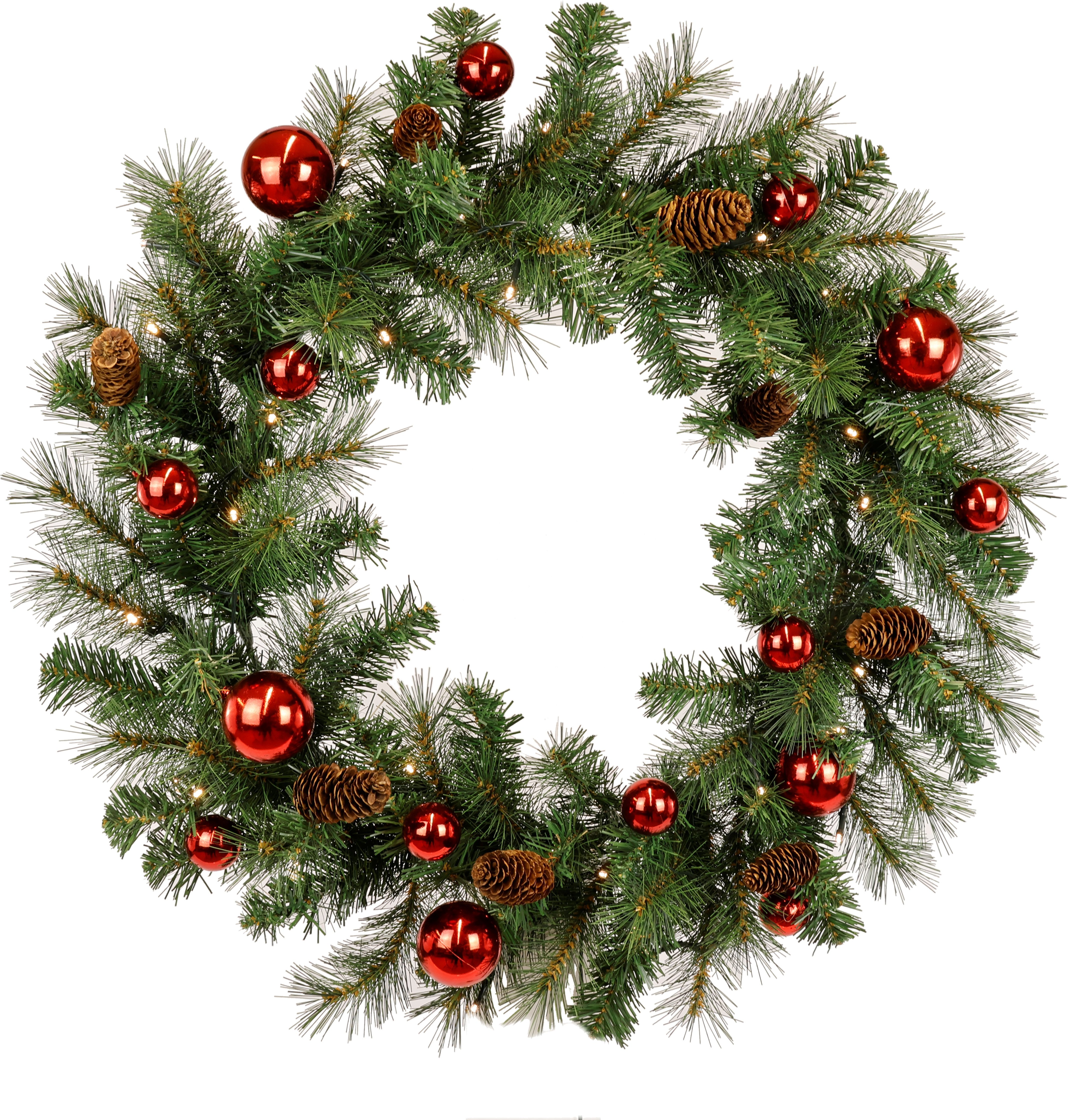 Kunstkranz LED-Weihnachtskranz künstlich