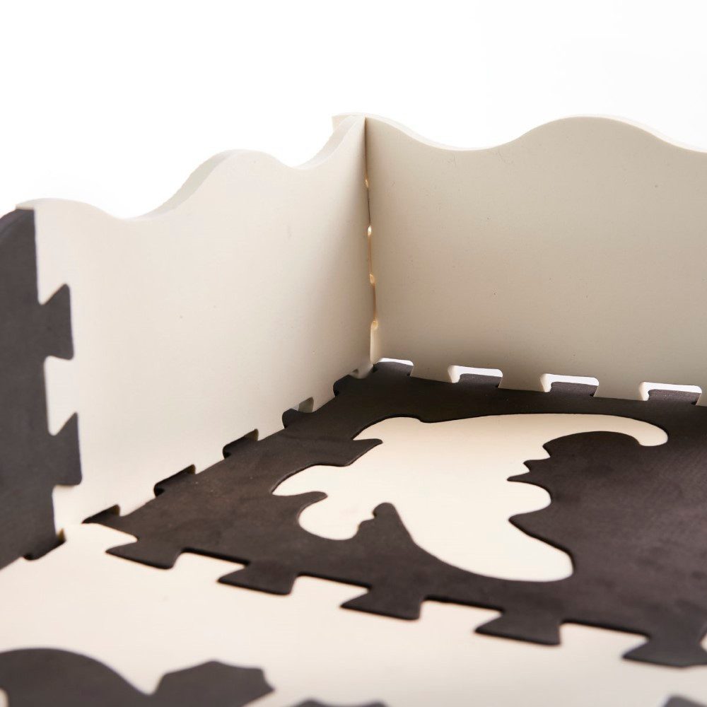 Ikonka Puzzle Kinderpuzzle Tierische Lernmatte für spielerisches Lernen &Entwicklung, 25 Puzzleteile, fördern, motorische Fähigkeiten stärken, kindersicheres Material.