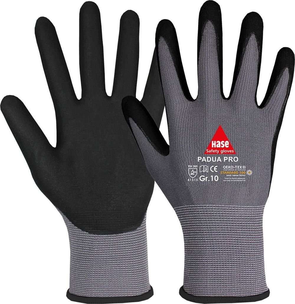 Hase Safety Gloves Montage-Handschuhe Padua Pro 10 Paar | Arbeitshandschuhe